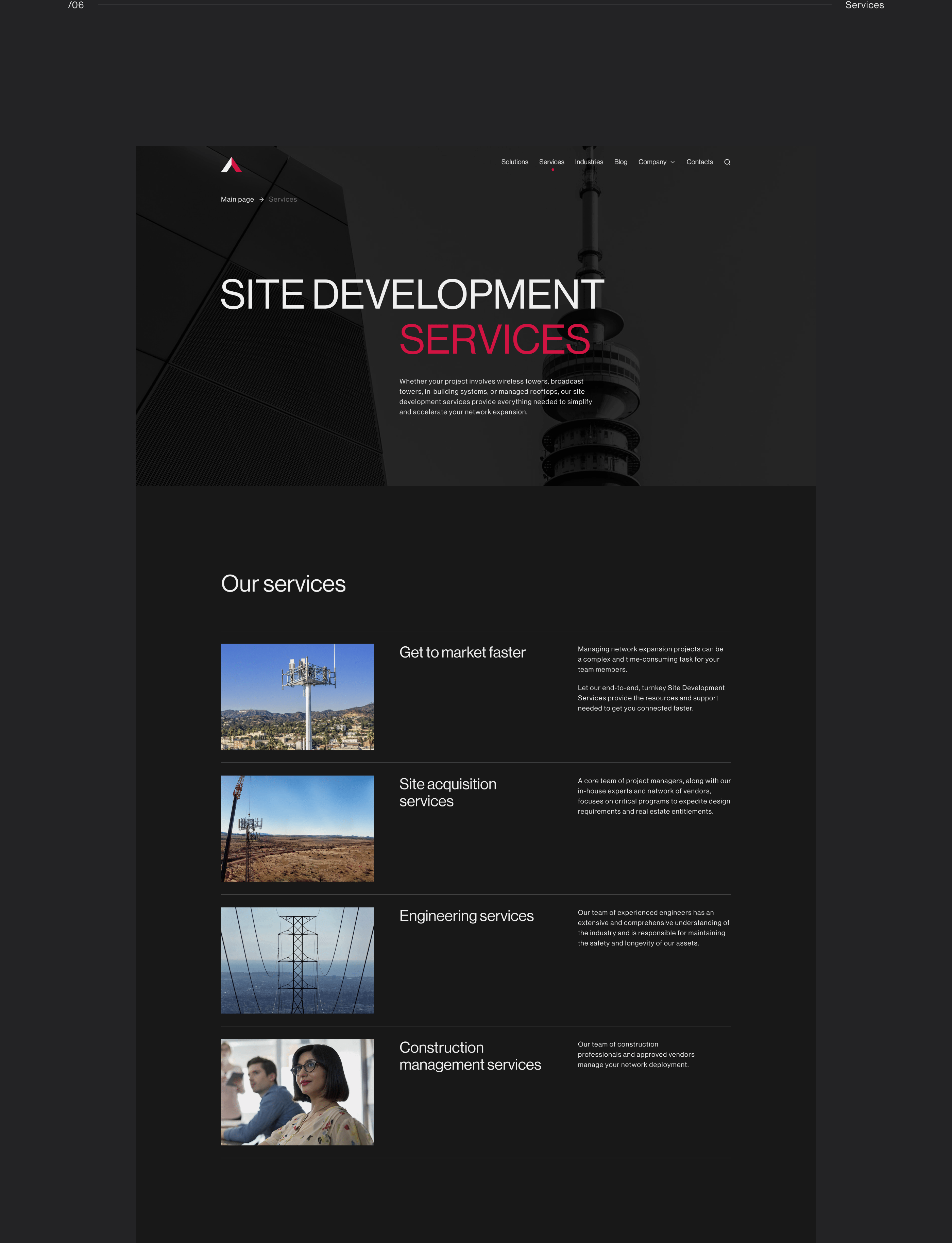 American Tower Corporation — Изображение №16 — Интерфейсы, Анимация на Dprofile