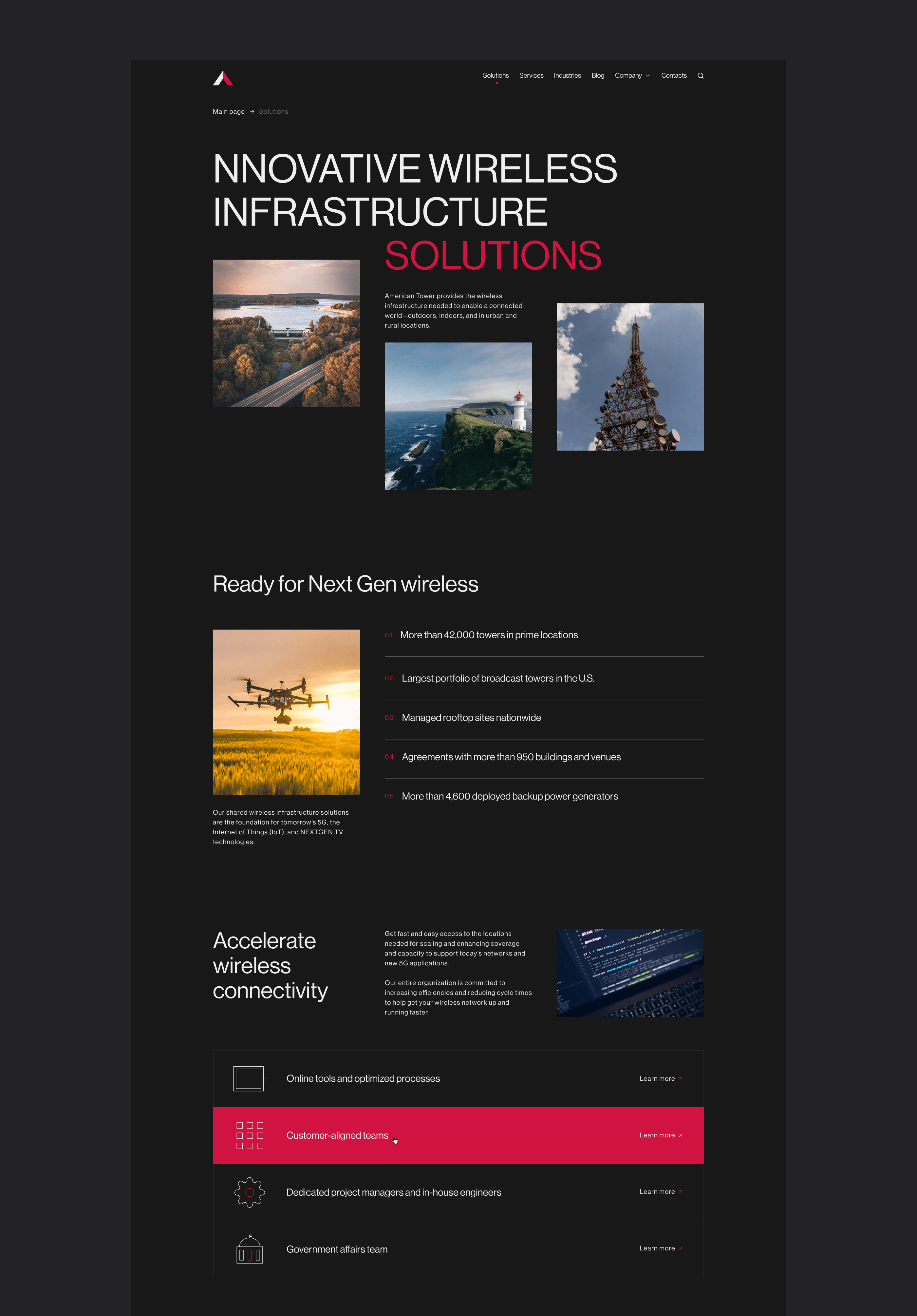 American Tower Corporation — Изображение №21 — Интерфейсы, Анимация на Dprofile