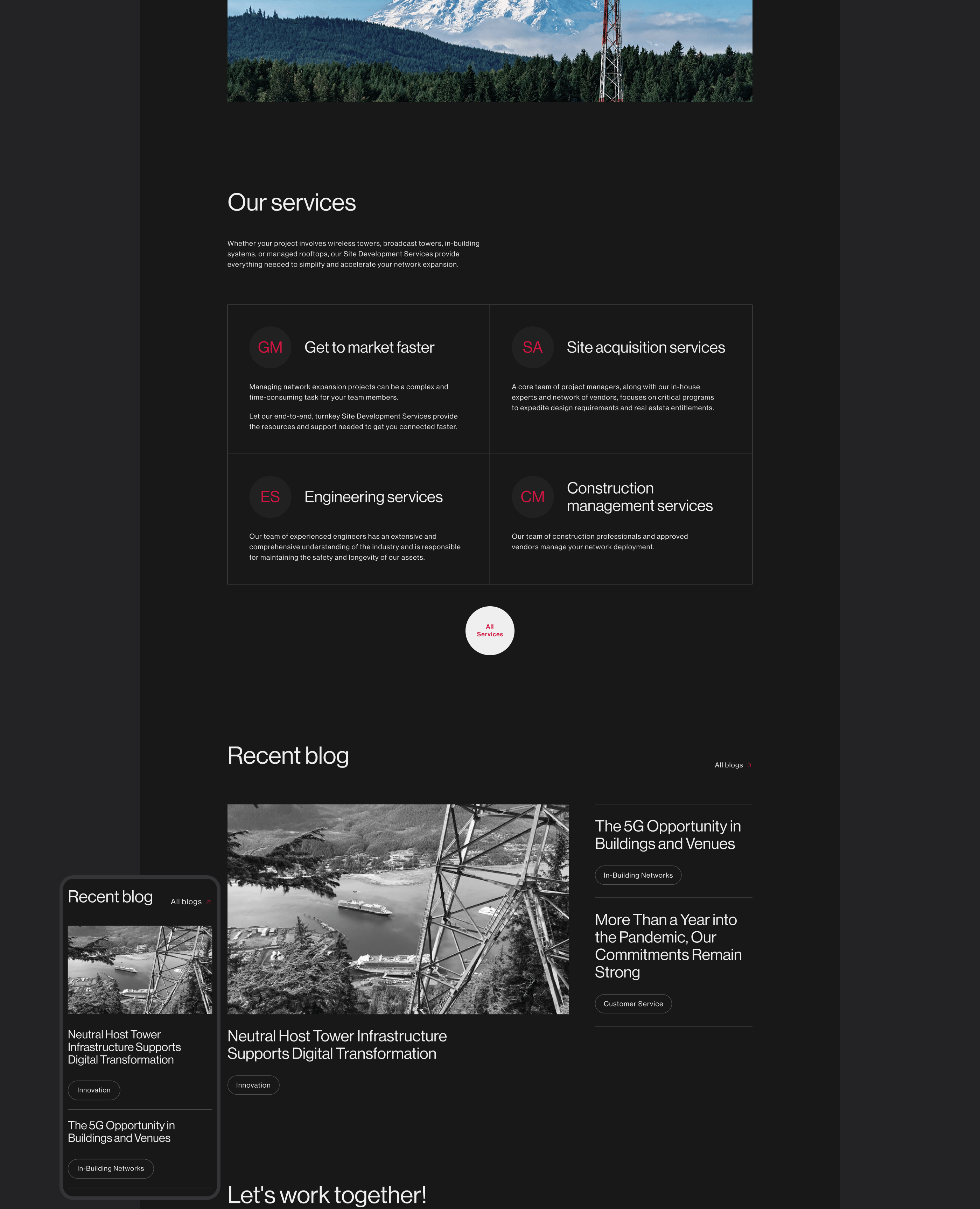 American Tower Corporation — Изображение №5 — Интерфейсы, Анимация на Dprofile