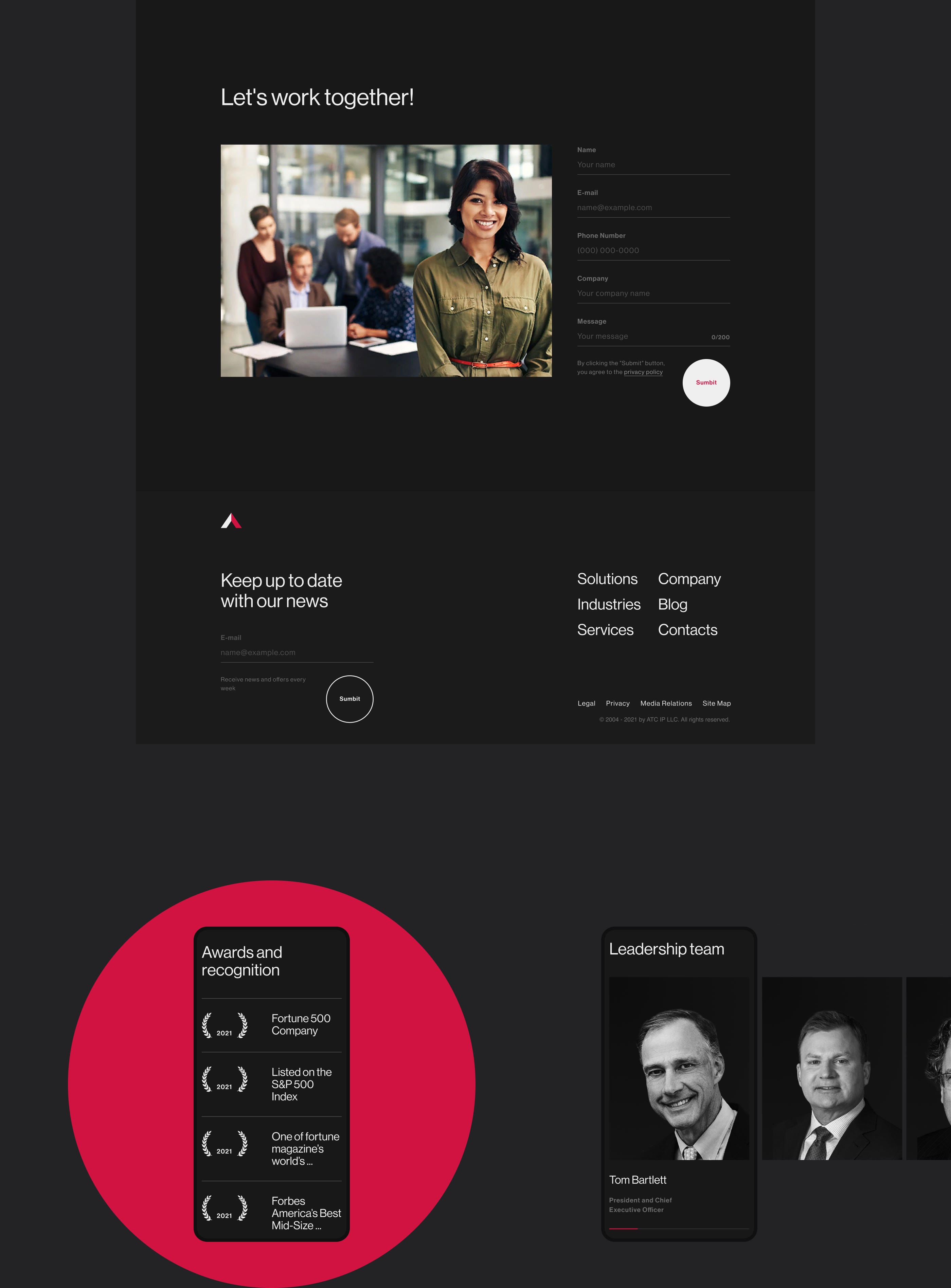 American Tower Corporation — Изображение №13 — Интерфейсы, Анимация на Dprofile