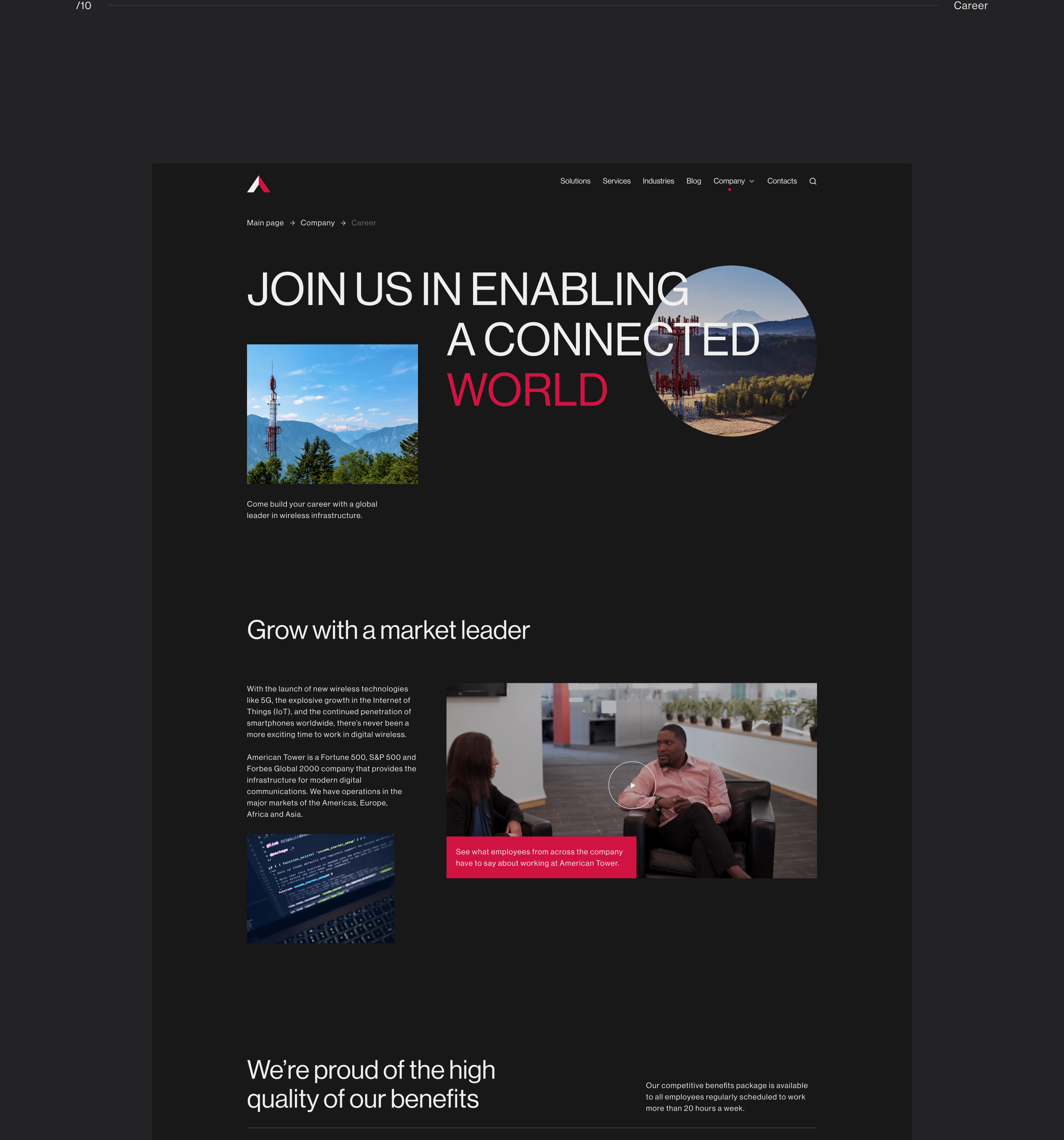 American Tower Corporation — Изображение №25 — Интерфейсы, Анимация на Dprofile