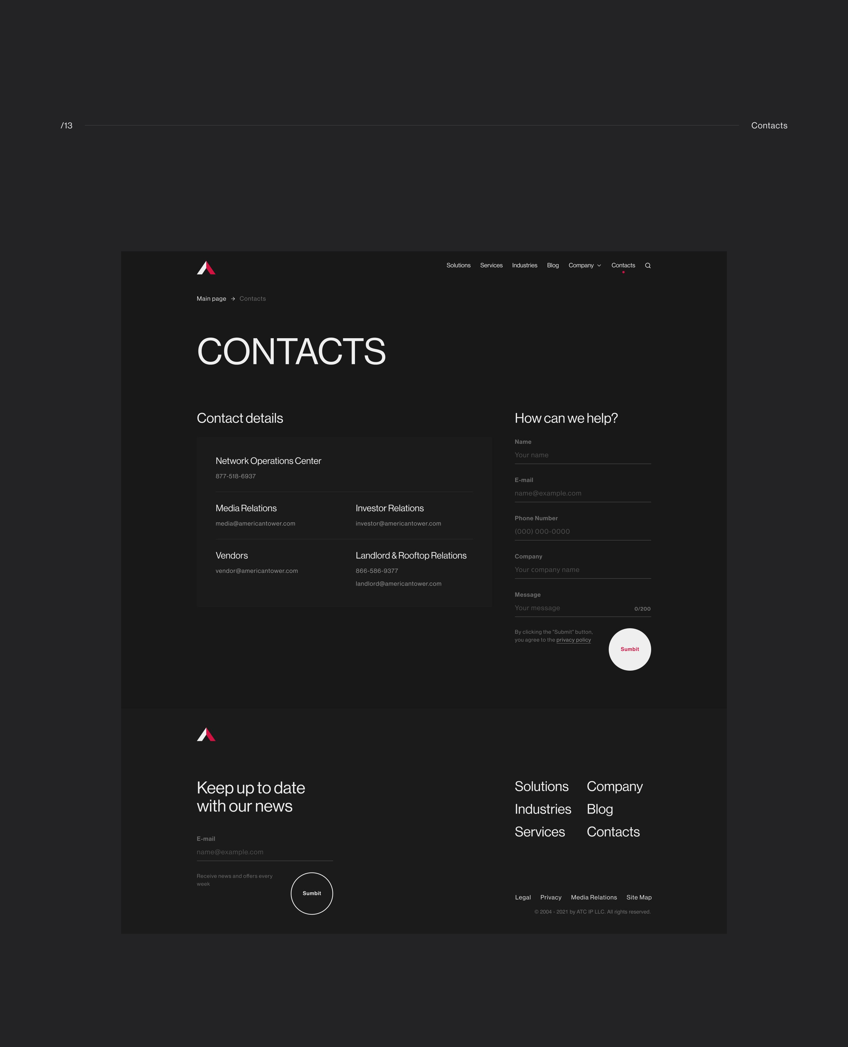 American Tower Corporation — Изображение №35 — Интерфейсы, Анимация на Dprofile
