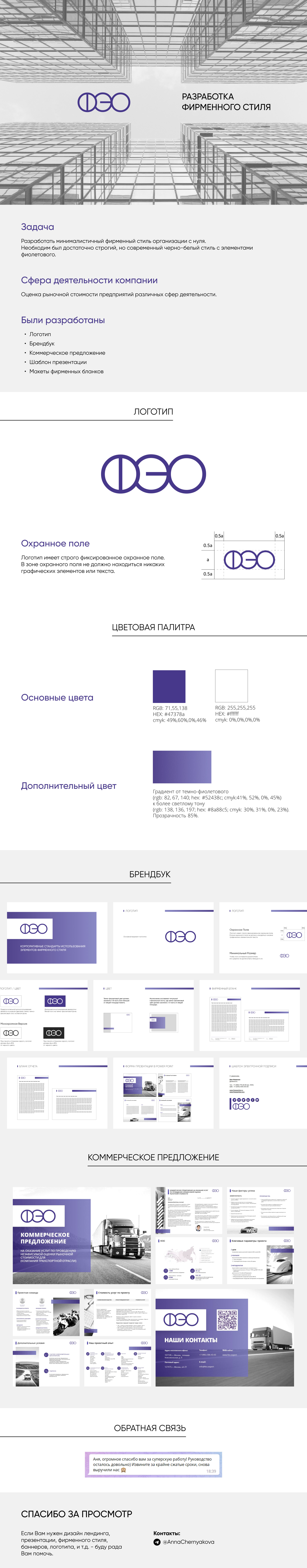 Разработка фирменного стиля "ФЭО" — Изображение №1 — Брендинг, Графика на Dprofile