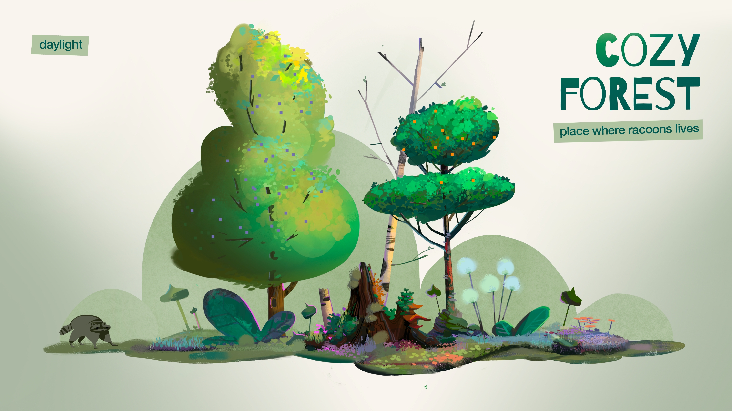 Cozy forest — Изображение №6 — Иллюстрация, Графика на Dprofile