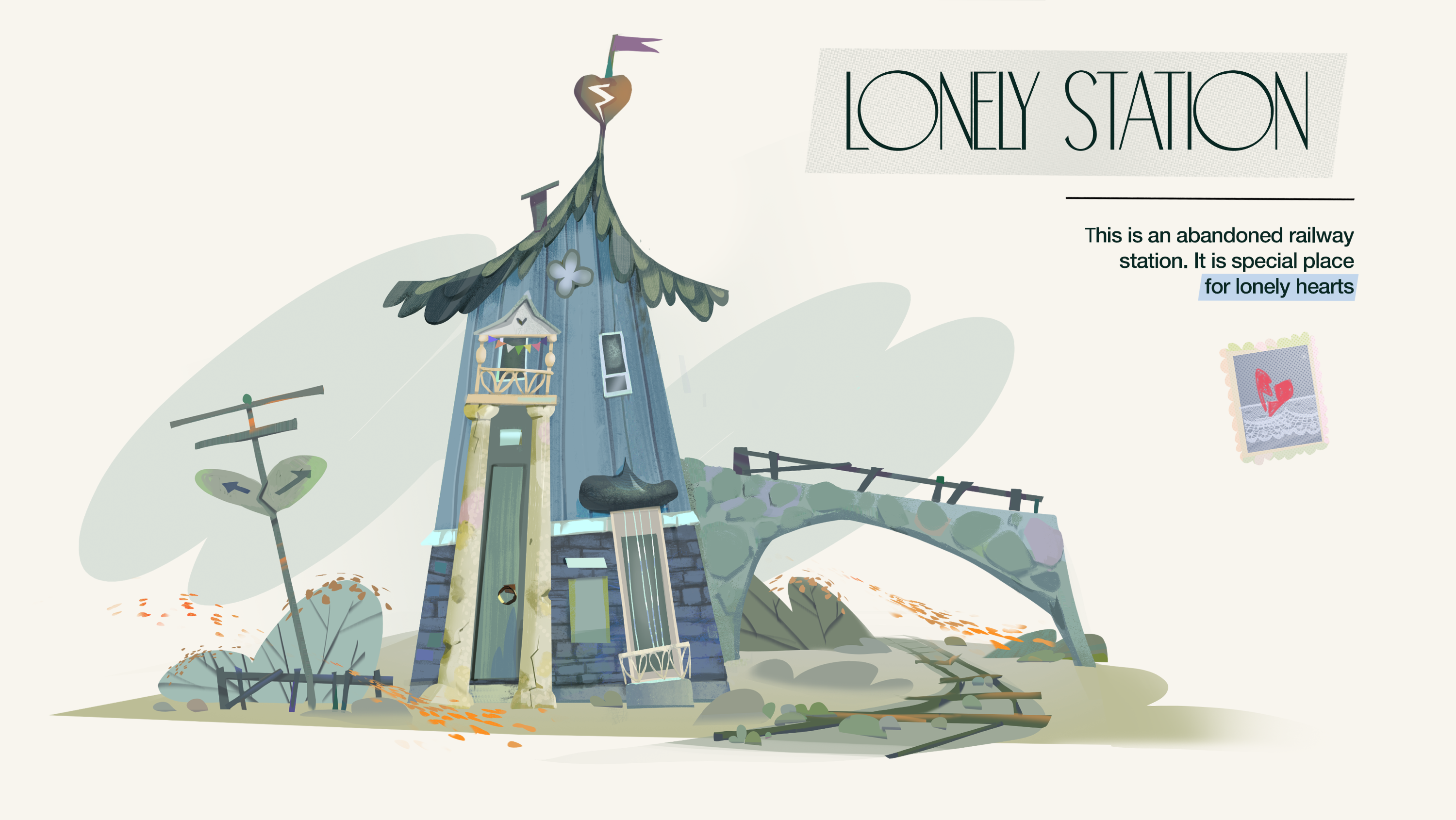 Concept art for project "Lonely Station" — Изображение №1 — Иллюстрация на Dprofile