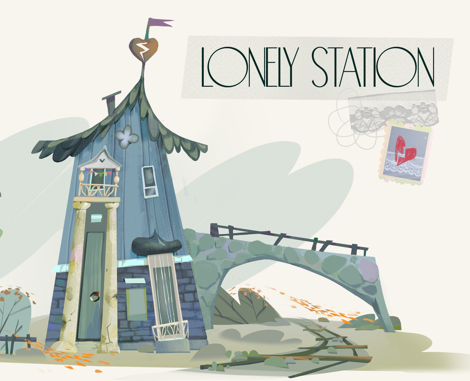 Concept art for project "Lonely Station" на Dprofile