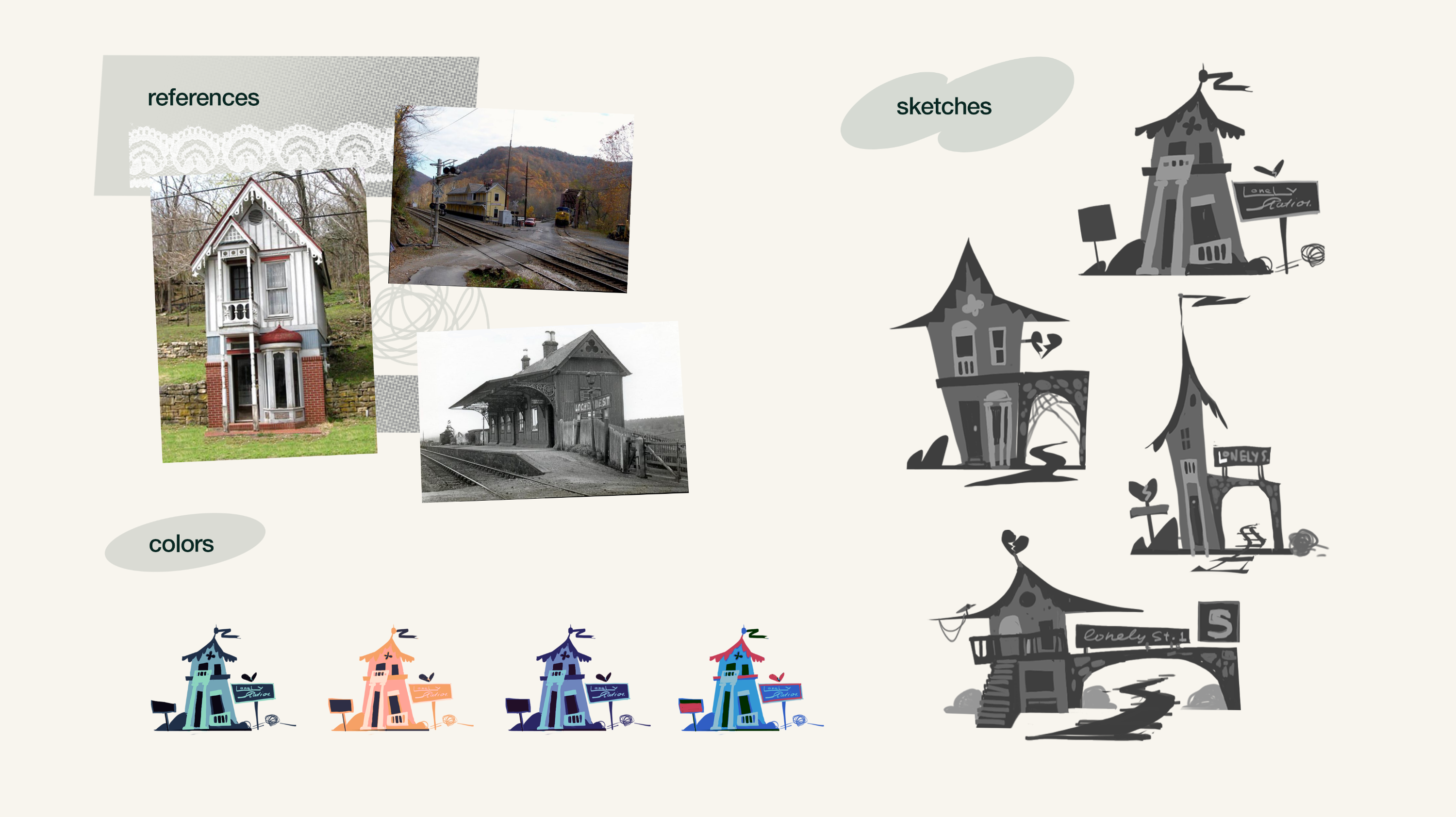 Concept art for project "Lonely Station" — Изображение №2 — Иллюстрация на Dprofile