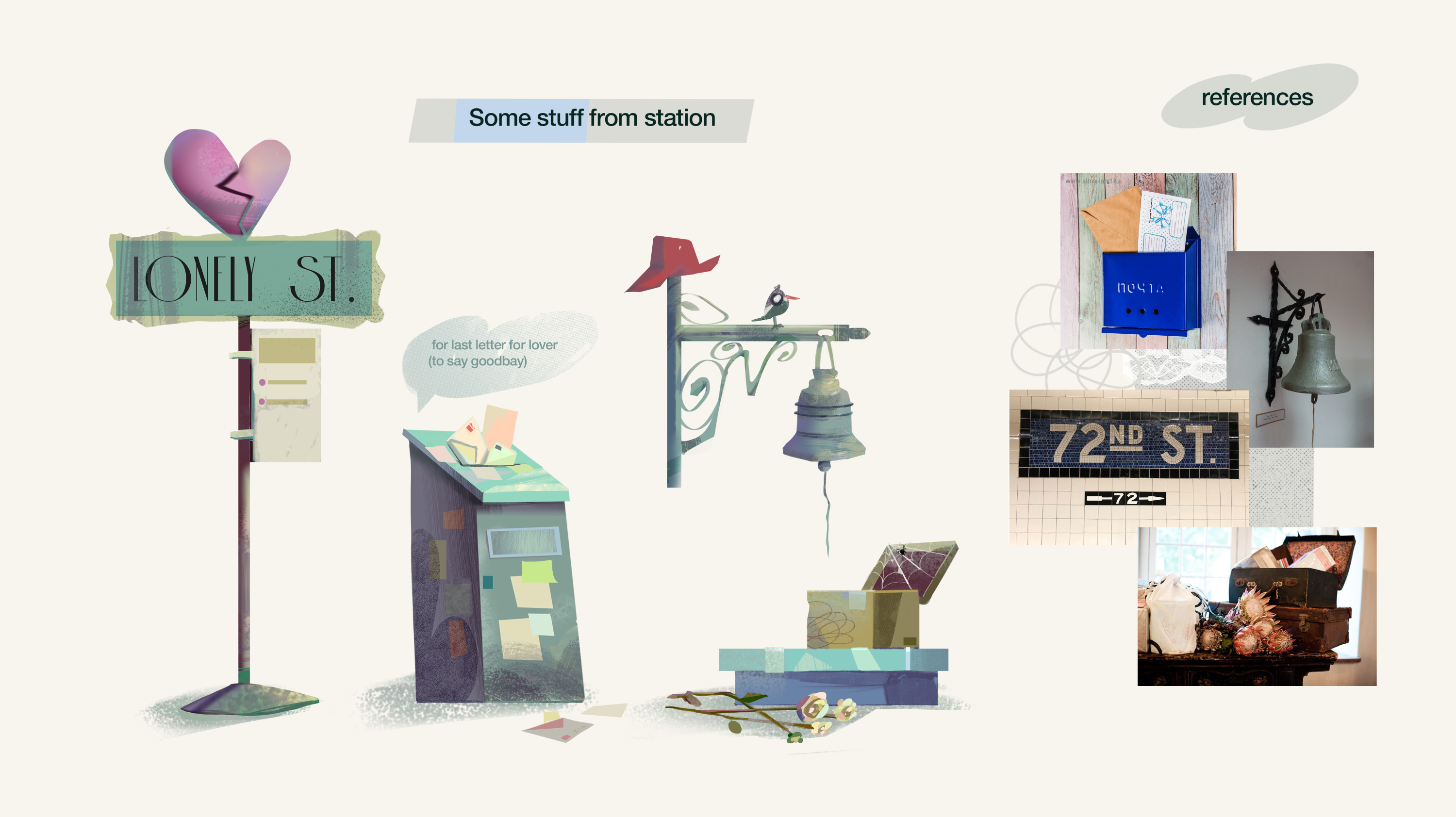 Concept art for project "Lonely Station" — Изображение №3 — Иллюстрация на Dprofile