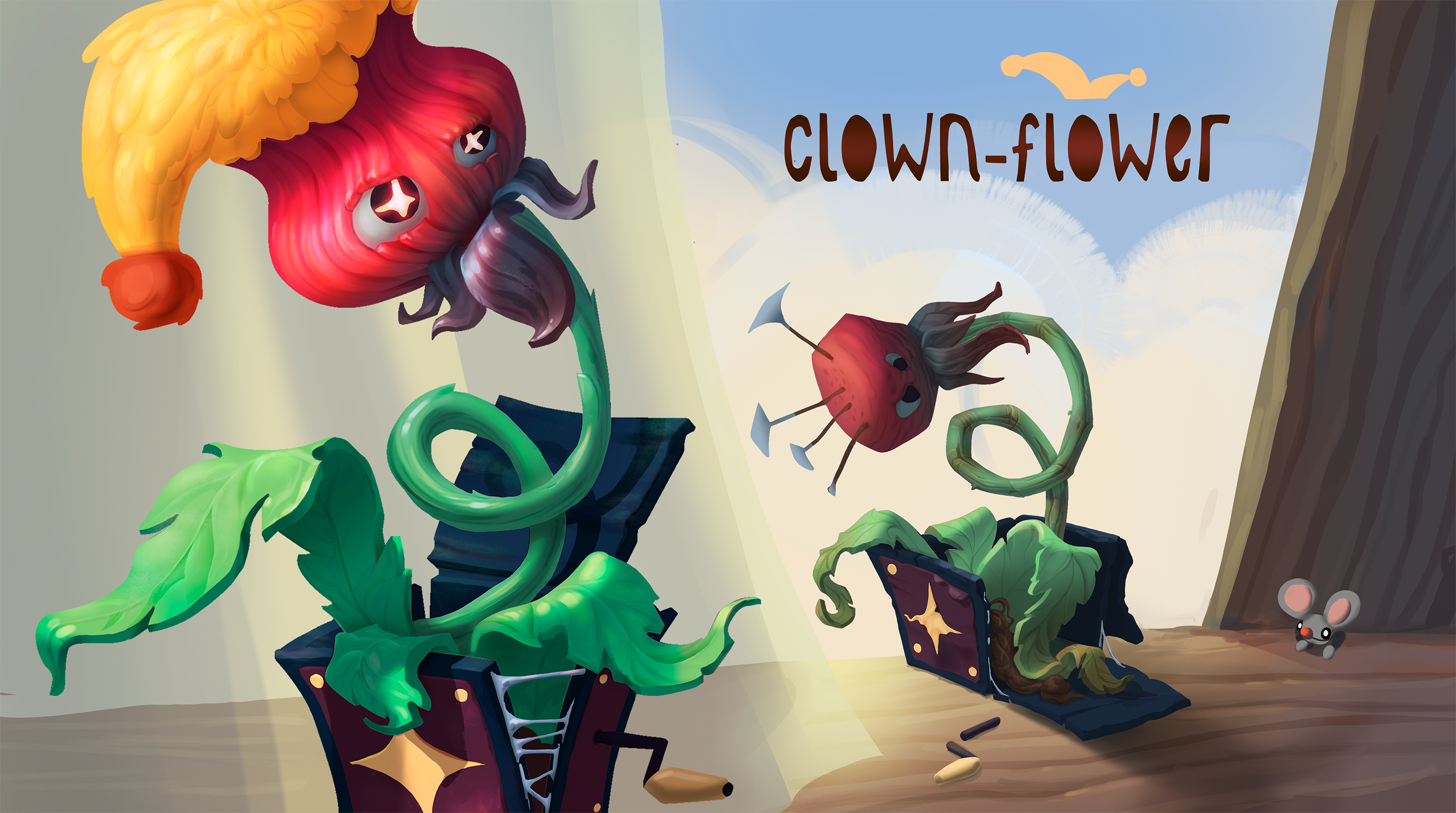 Clown-flower — Изображение №1 — Иллюстрация на Dprofile