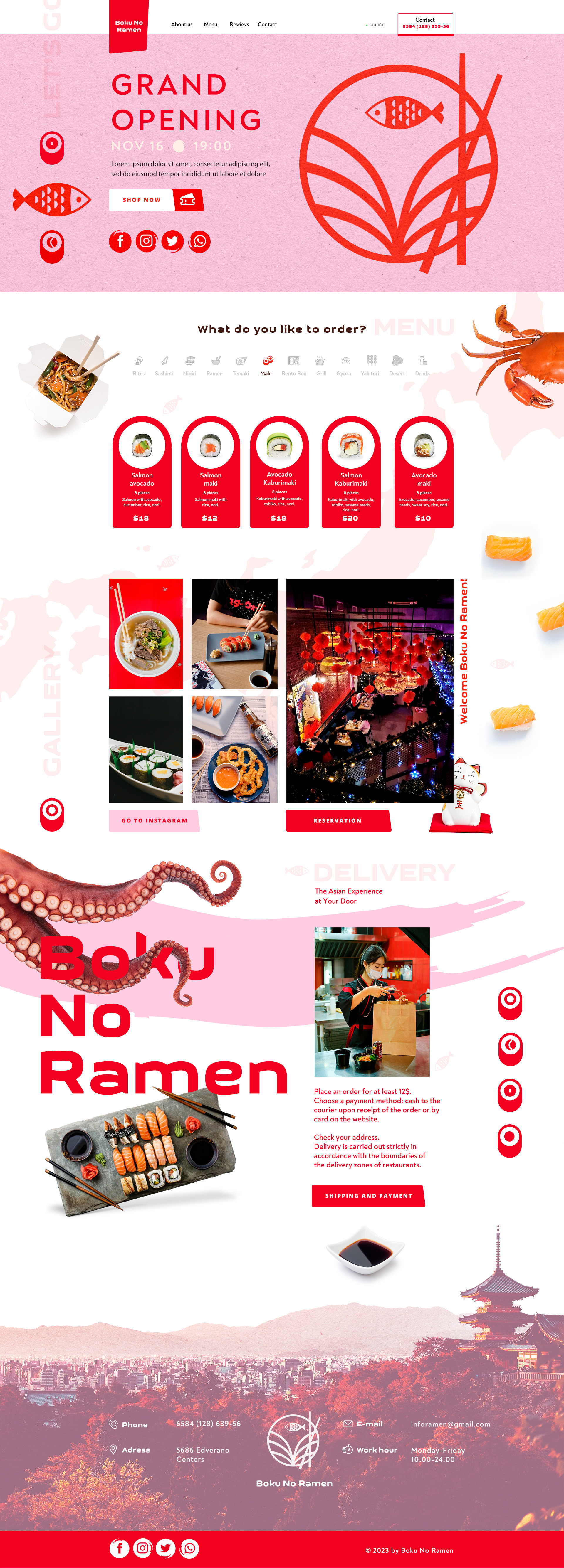 Boku No Ramen — Изображение №1 — Маркетинг, Интерфейсы на Dprofile