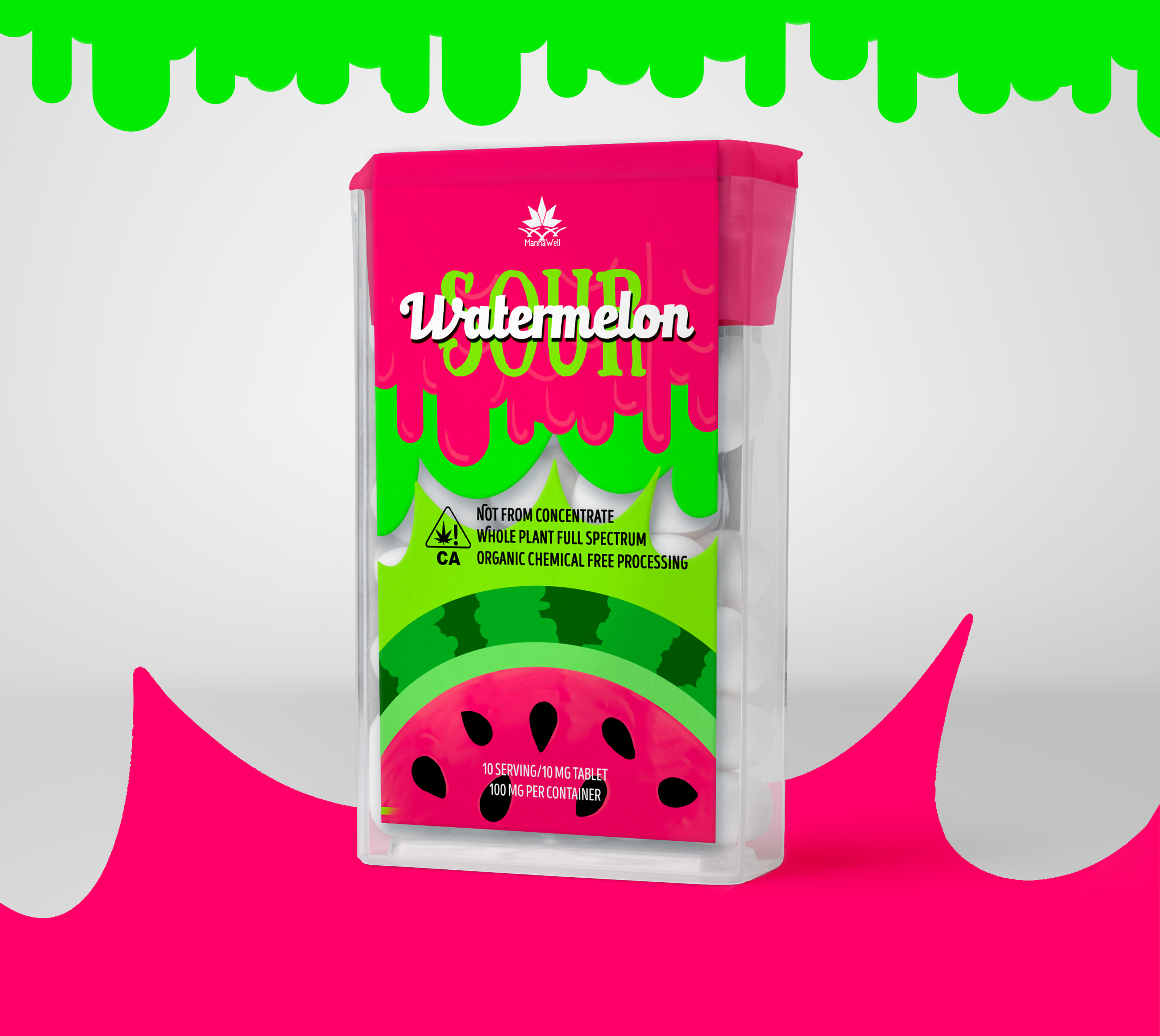 Packaging design "Watermelon Sour" — Изображение №7 — Брендинг, Иллюстрация на Dprofile