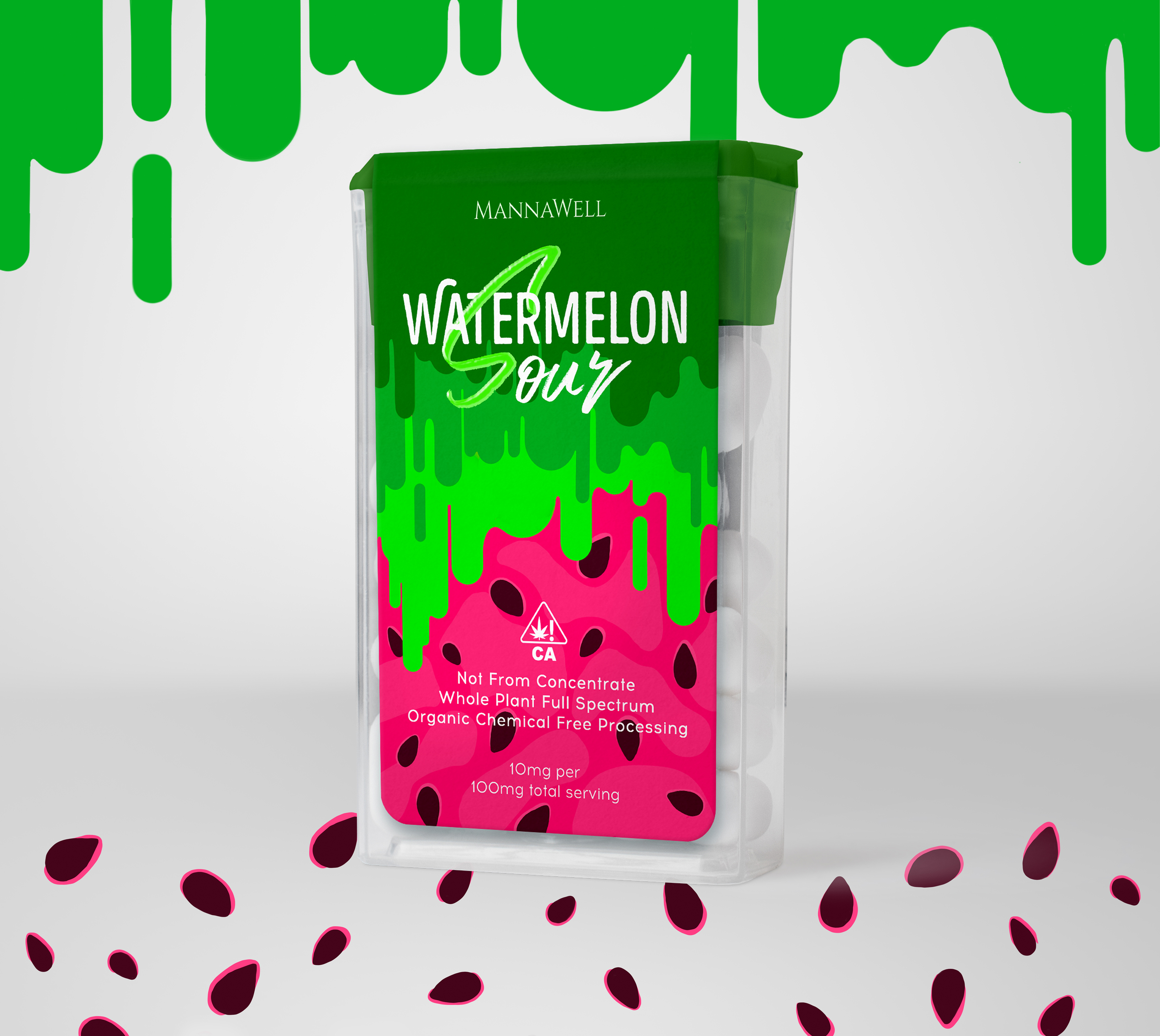 Packaging design "Watermelon Sour" — Изображение №4 — Брендинг, Иллюстрация на Dprofile