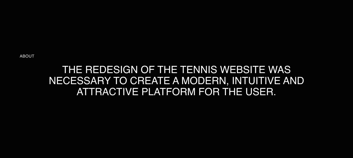 Tennis website redesign — Изображение №2 — Интерфейсы на Dprofile