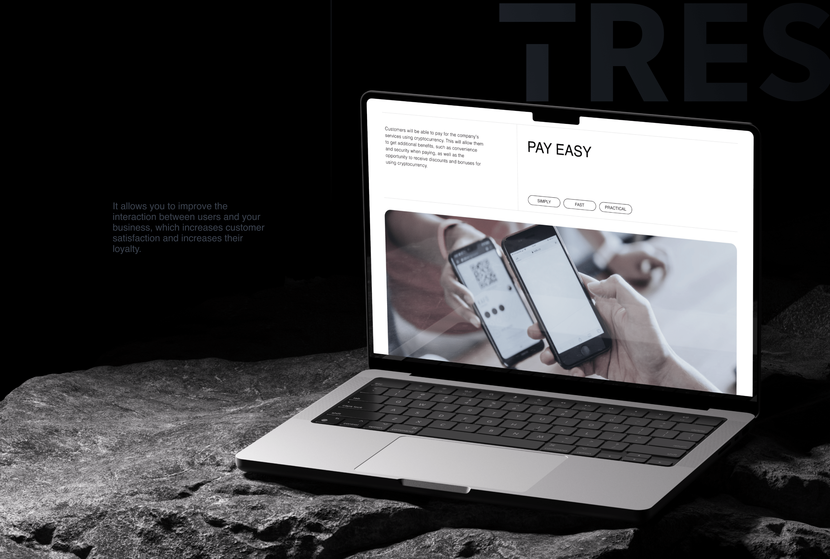 Crypto payments TRES — Изображение №2 — Интерфейсы на Dprofile