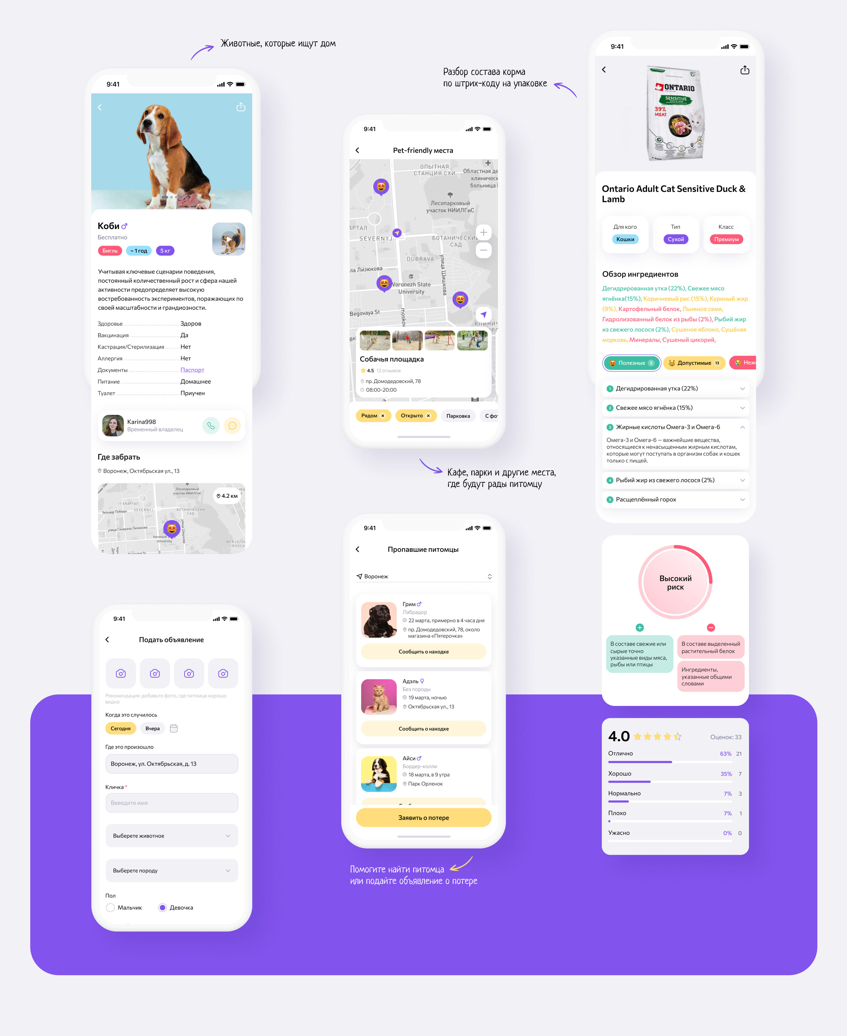 Care Pet | Mobile App — Изображение №9 — Интерфейсы на Dprofile