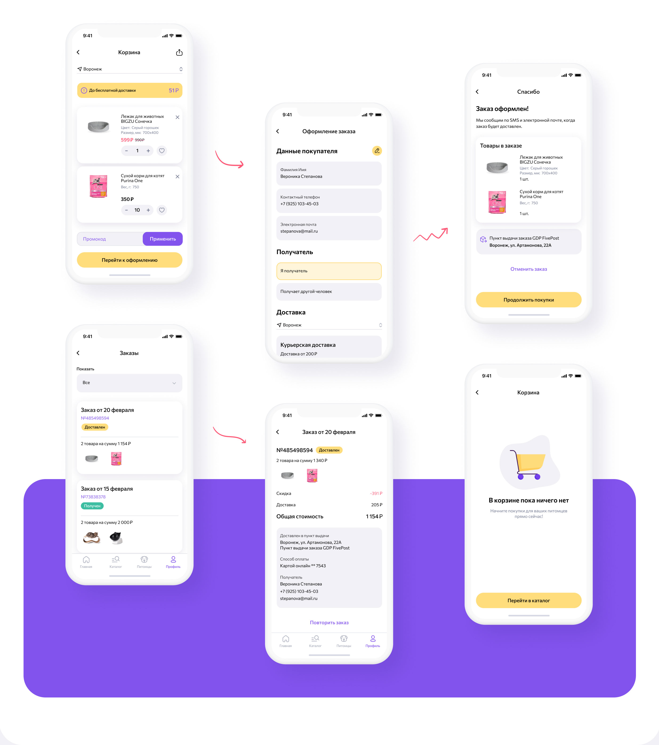 Care Pet | Mobile App — Изображение №11 — Интерфейсы на Dprofile