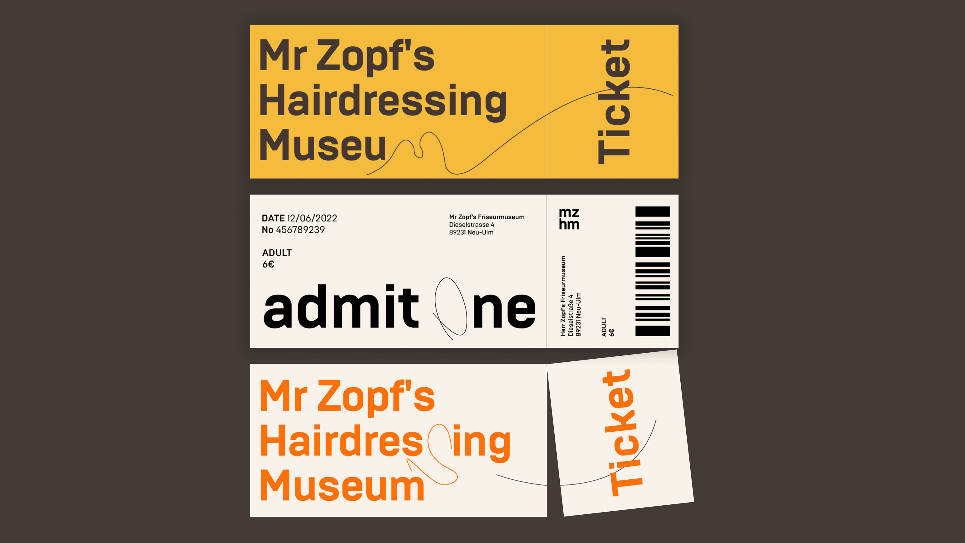 Mr Zopf’s Hairdressing museum — Изображение №22 — Брендинг, Графика на Dprofile