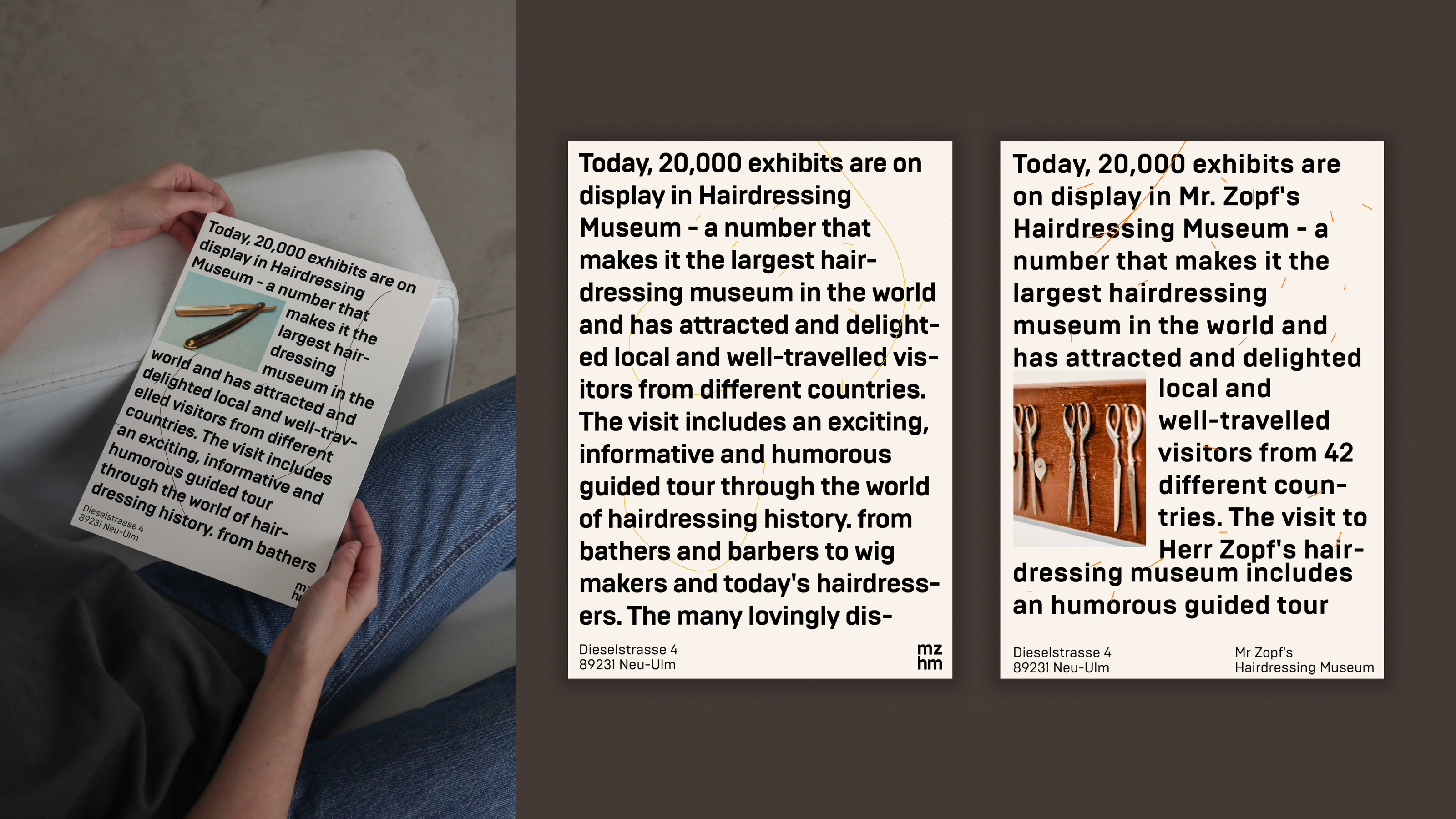 Mr Zopf’s Hairdressing museum — Изображение №13 — Брендинг, Графика на Dprofile