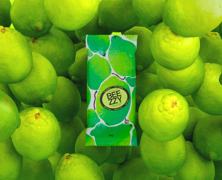 Fruits&more entomo protein bar packaging — Брендинг, 3D на Dprofile