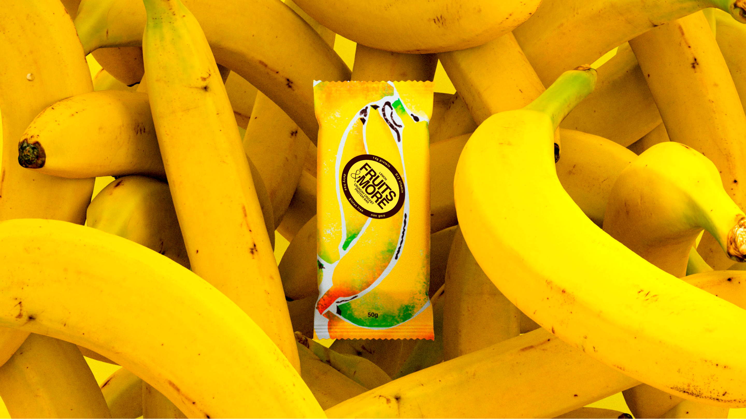 Fruits&more entomo protein bar packaging — Изображение №10 — Брендинг, 3D на Dprofile