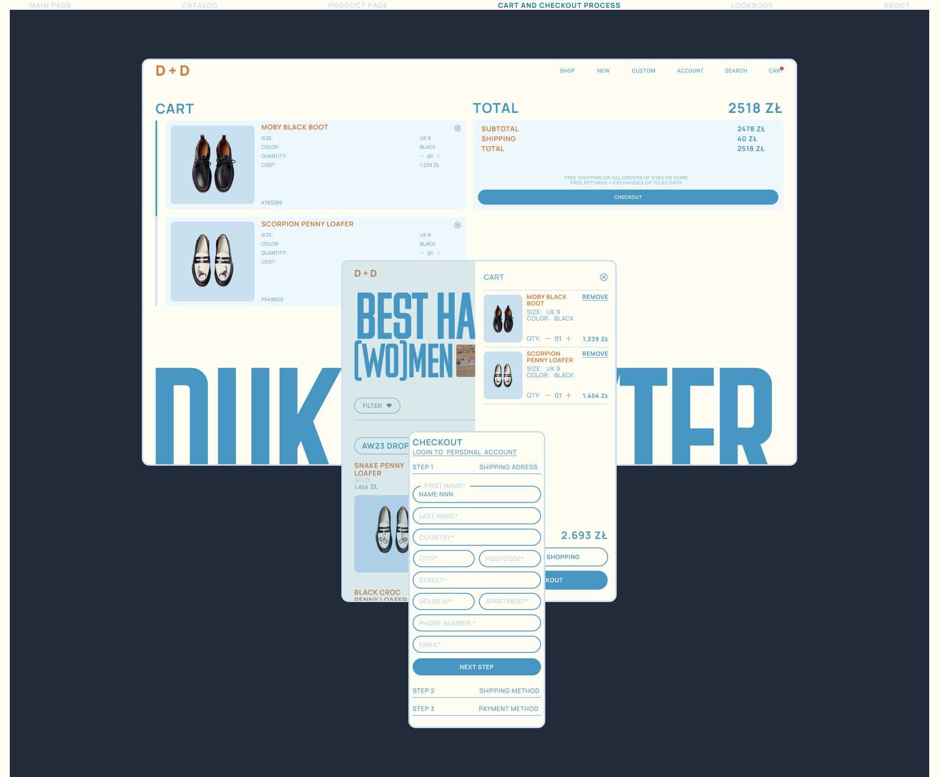 DUKE AND DEXTER | E-Commerce redesign — Изображение №8 — Интерфейсы, Анимация на Dprofile