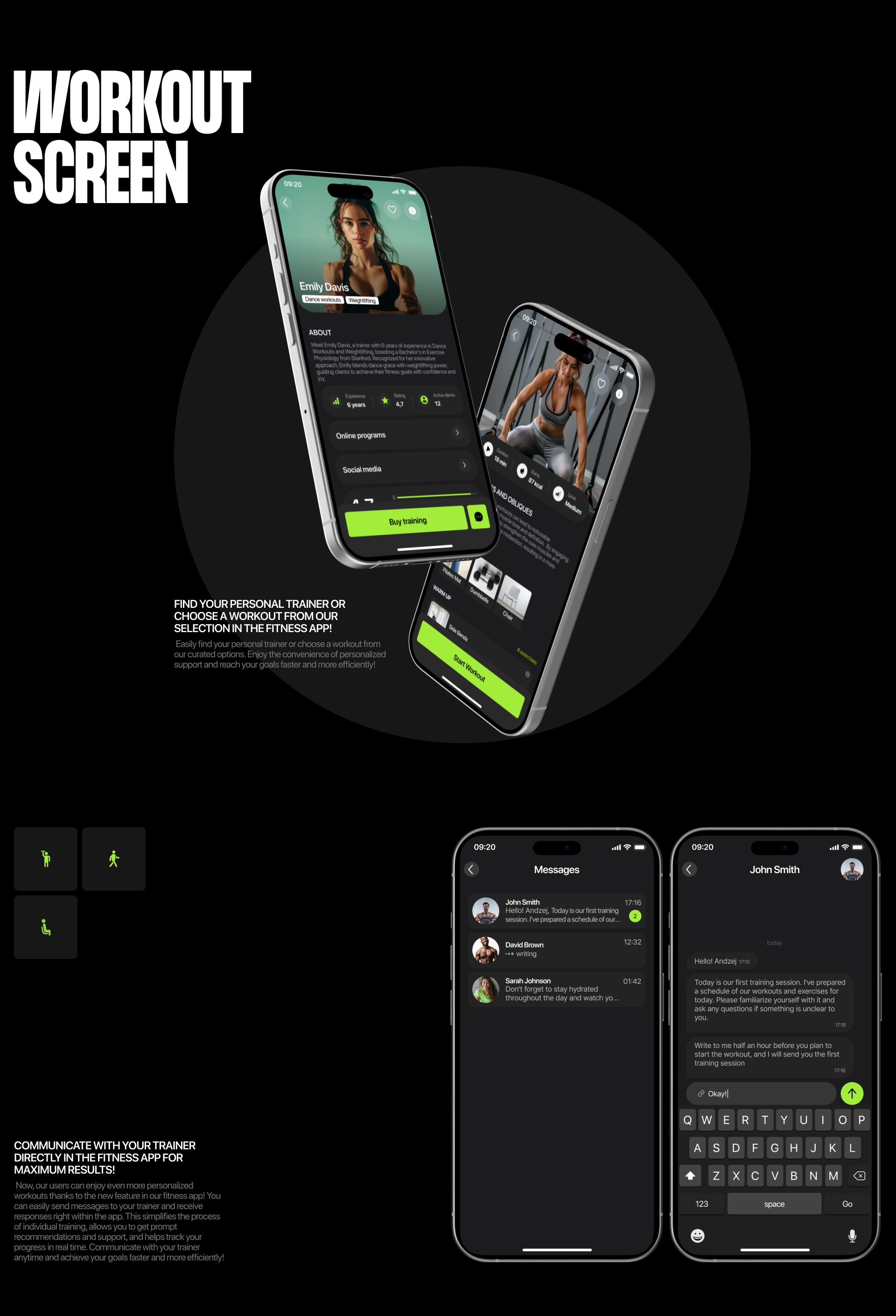 ZEN | Мобильное приложение для фитнеса — Изображение №10 — Интерфейсы на Dprofile