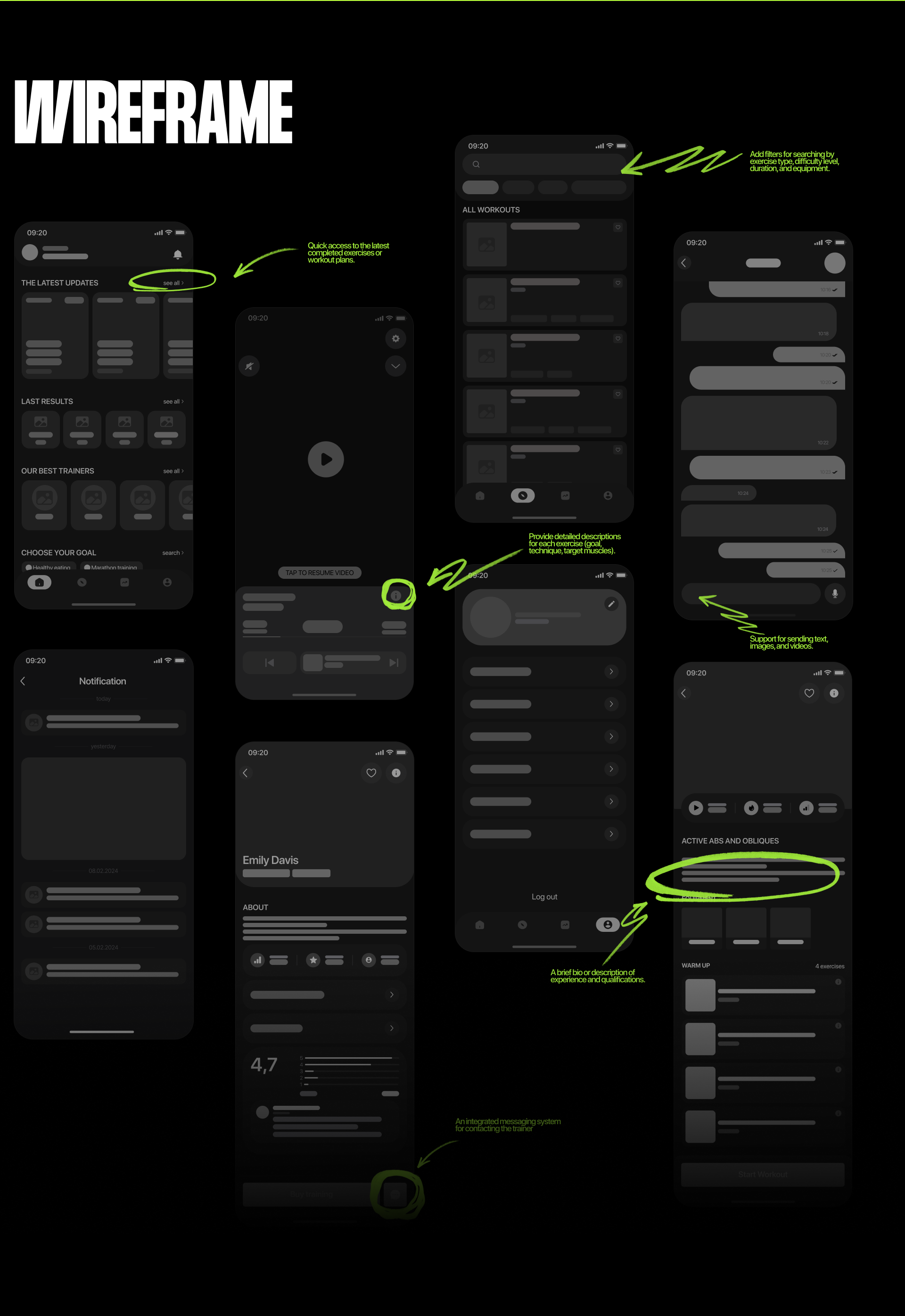 ZEN | Мобильное приложение для фитнеса — Изображение №6 — Интерфейсы на Dprofile
