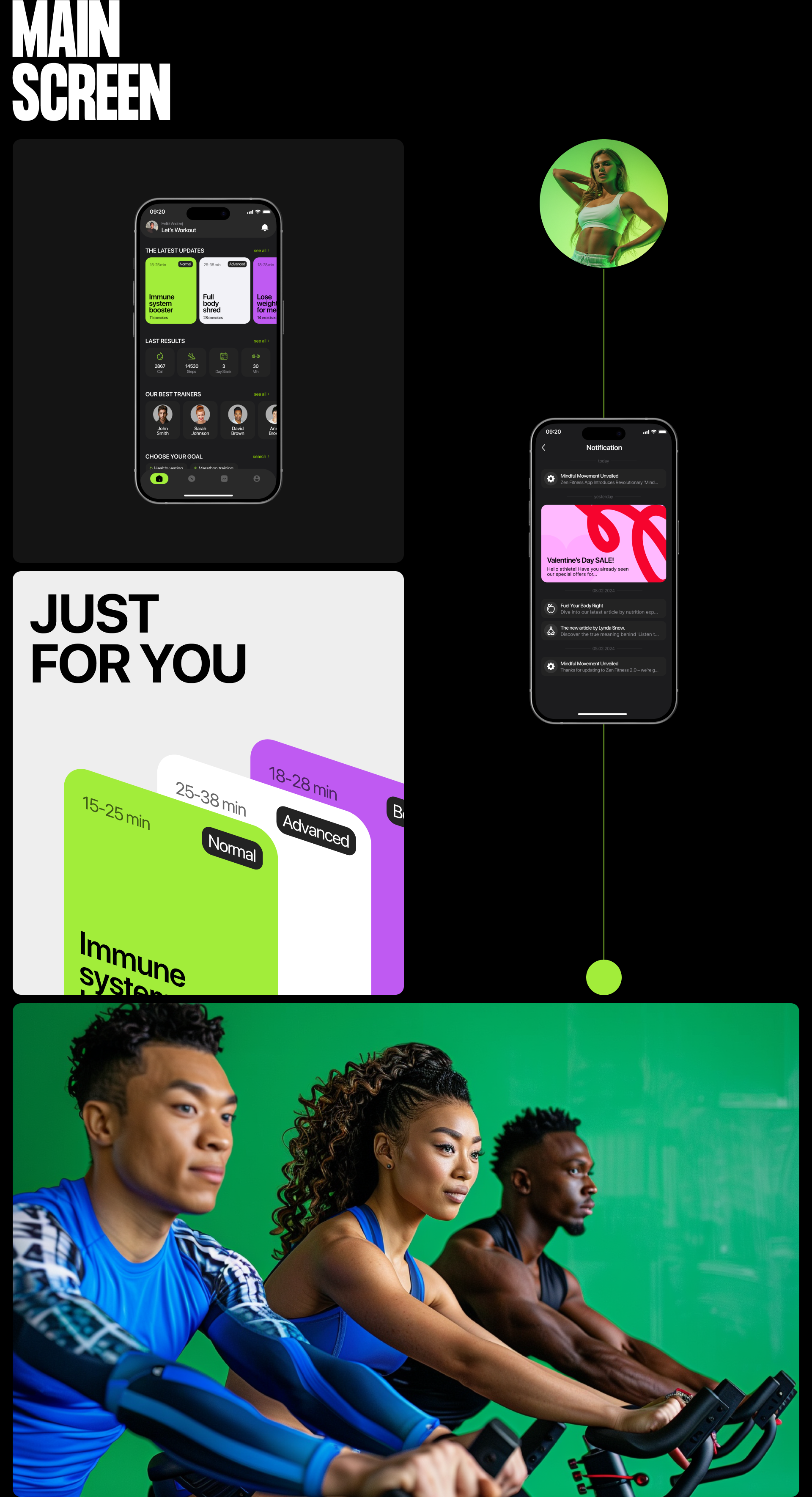 ZEN | Мобильное приложение для фитнеса — Изображение №9 — Интерфейсы на Dprofile