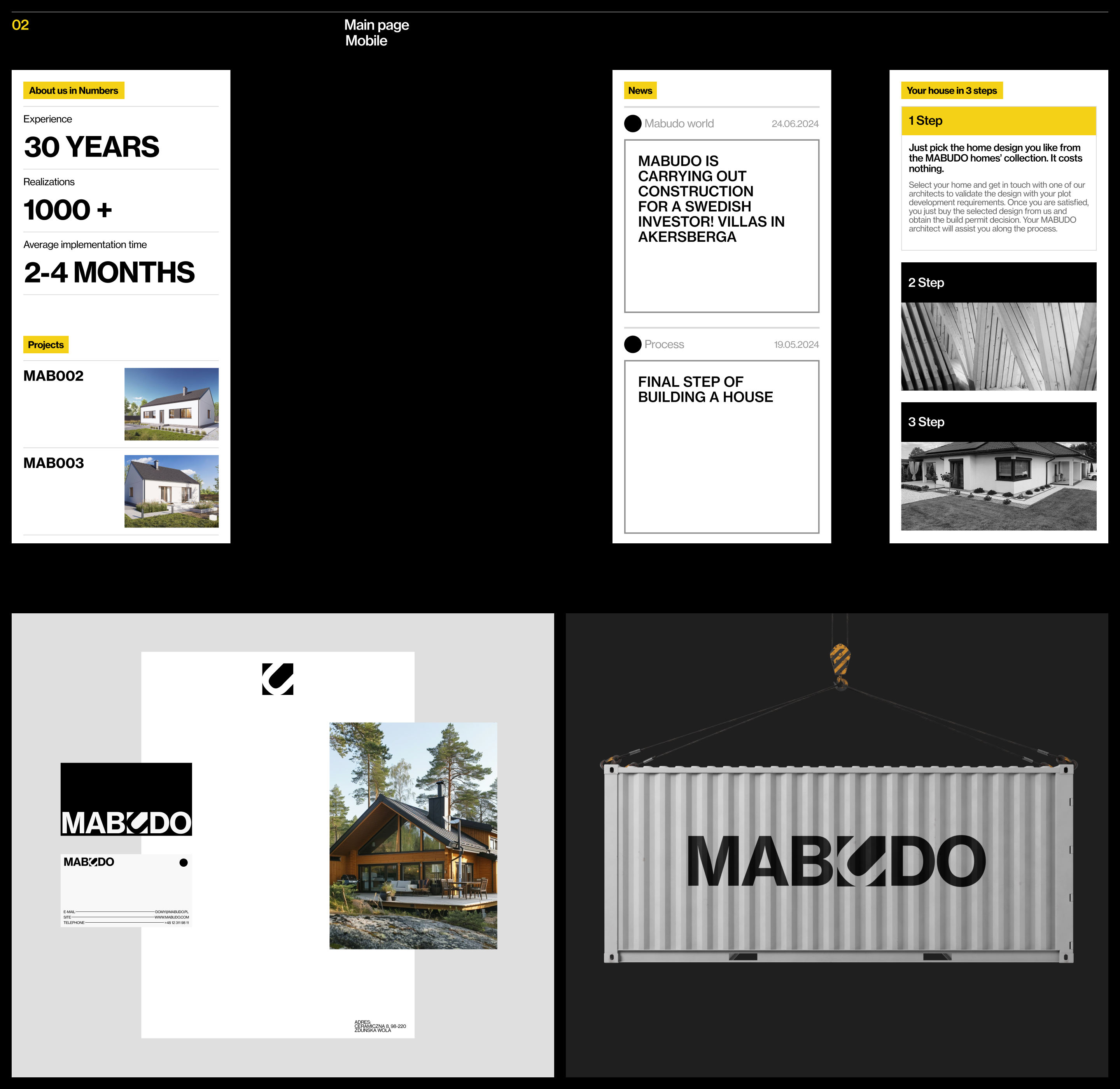 Mabudo | Корпоративный сайт | Редизайн — Изображение №3 — Интерфейсы, Анимация на Dprofile