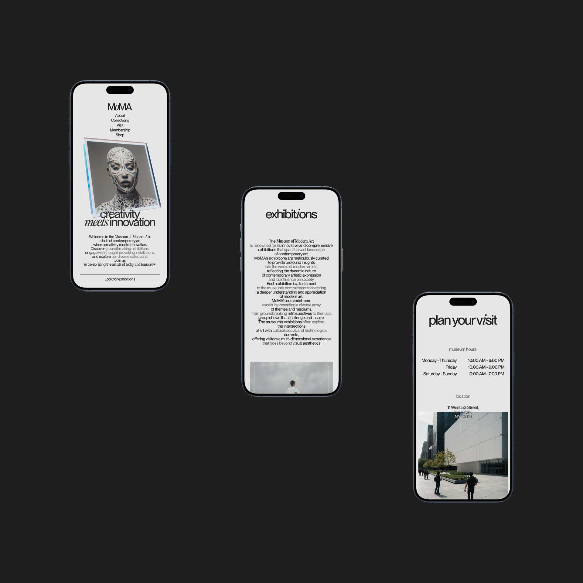 Museum of Modern Art / MoMA — Изображение №8 — Интерфейсы, Анимация на Dprofile