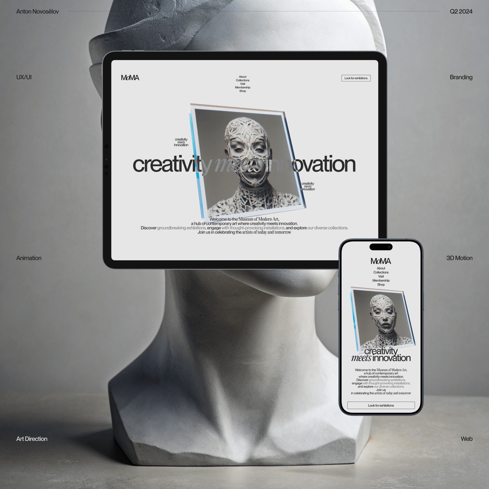 Museum of Modern Art / MoMA — Изображение №1 — Интерфейсы, Анимация на Dprofile