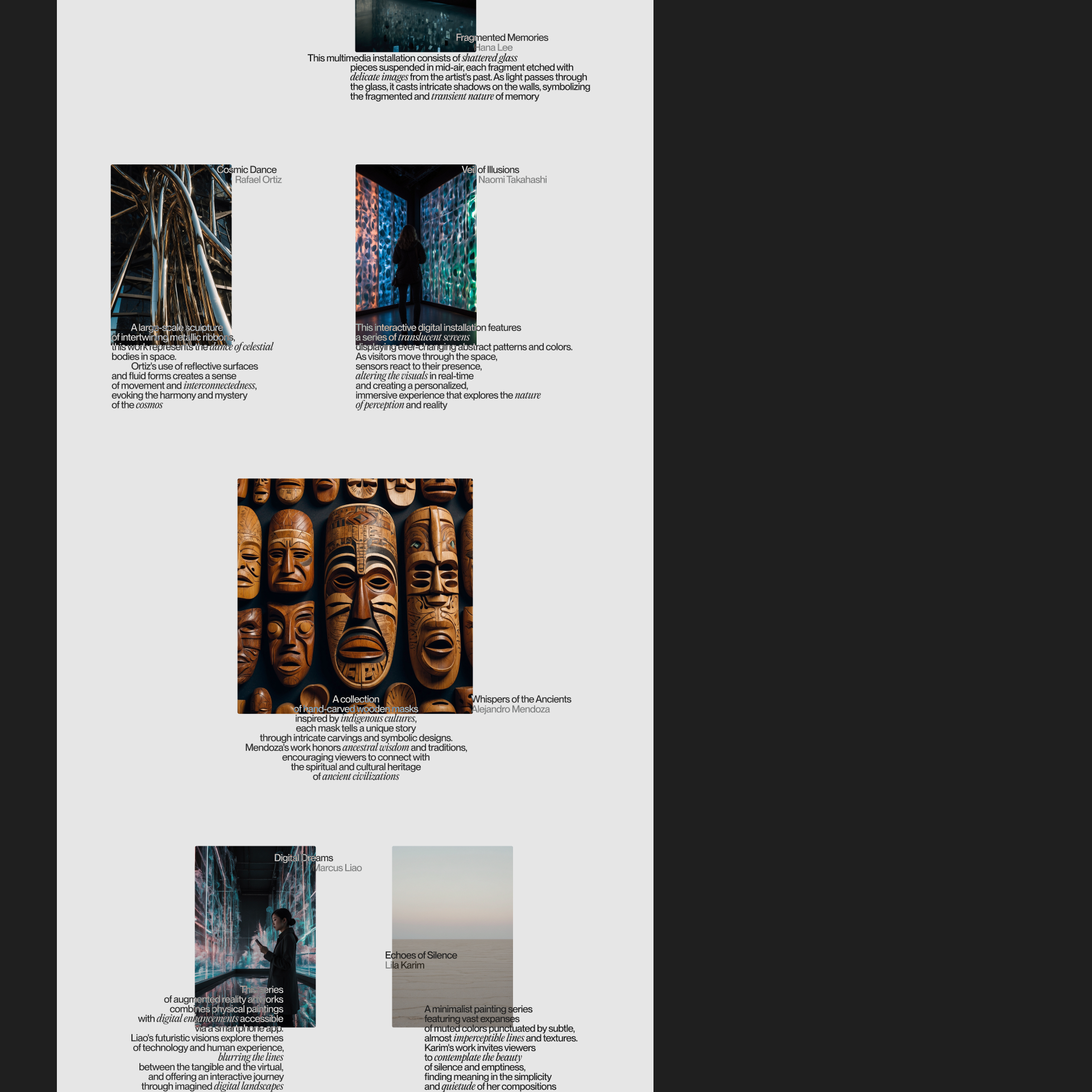 Museum of Modern Art / MoMA — Изображение №4 — Интерфейсы, Анимация на Dprofile