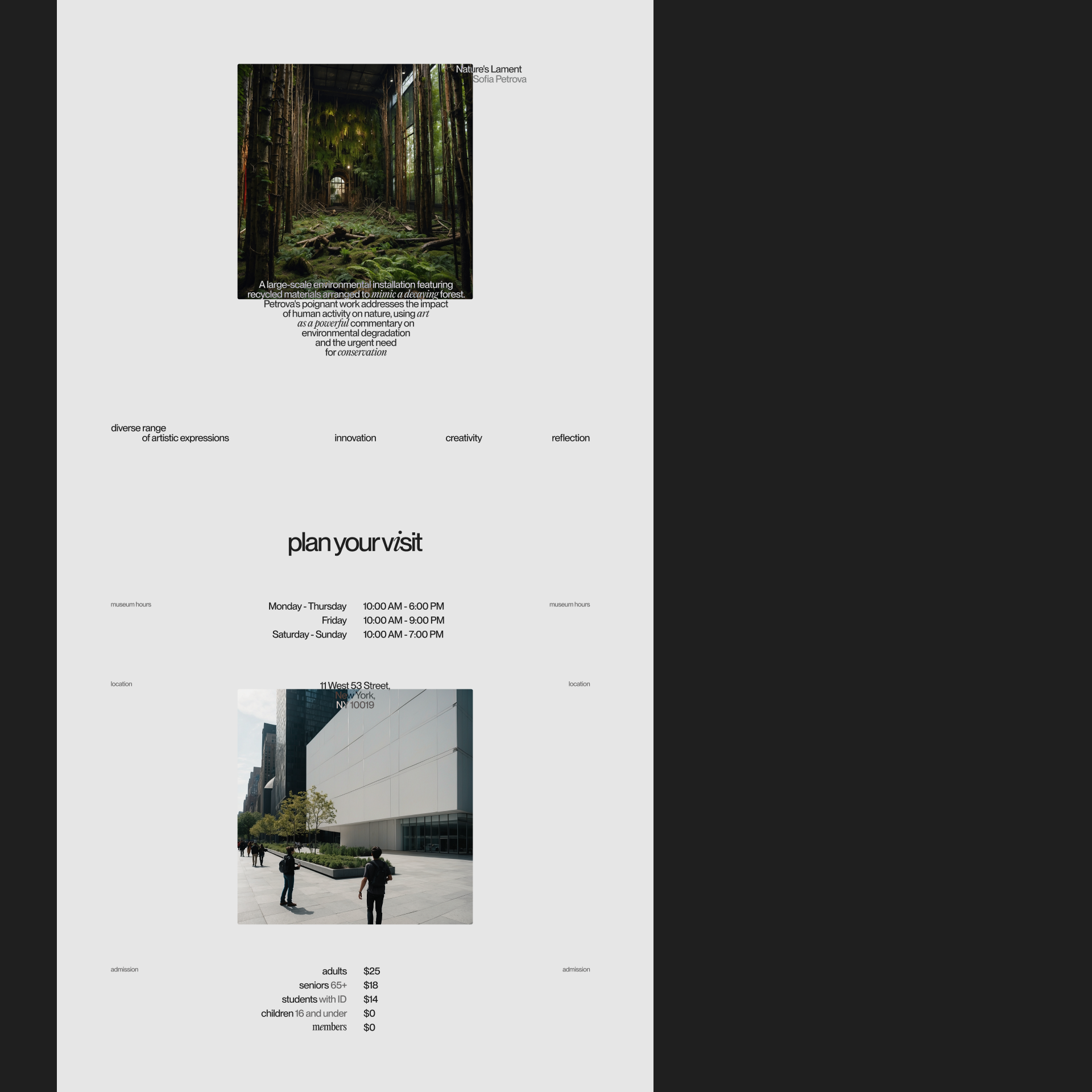 Museum of Modern Art / MoMA — Изображение №5 — Интерфейсы, Анимация на Dprofile