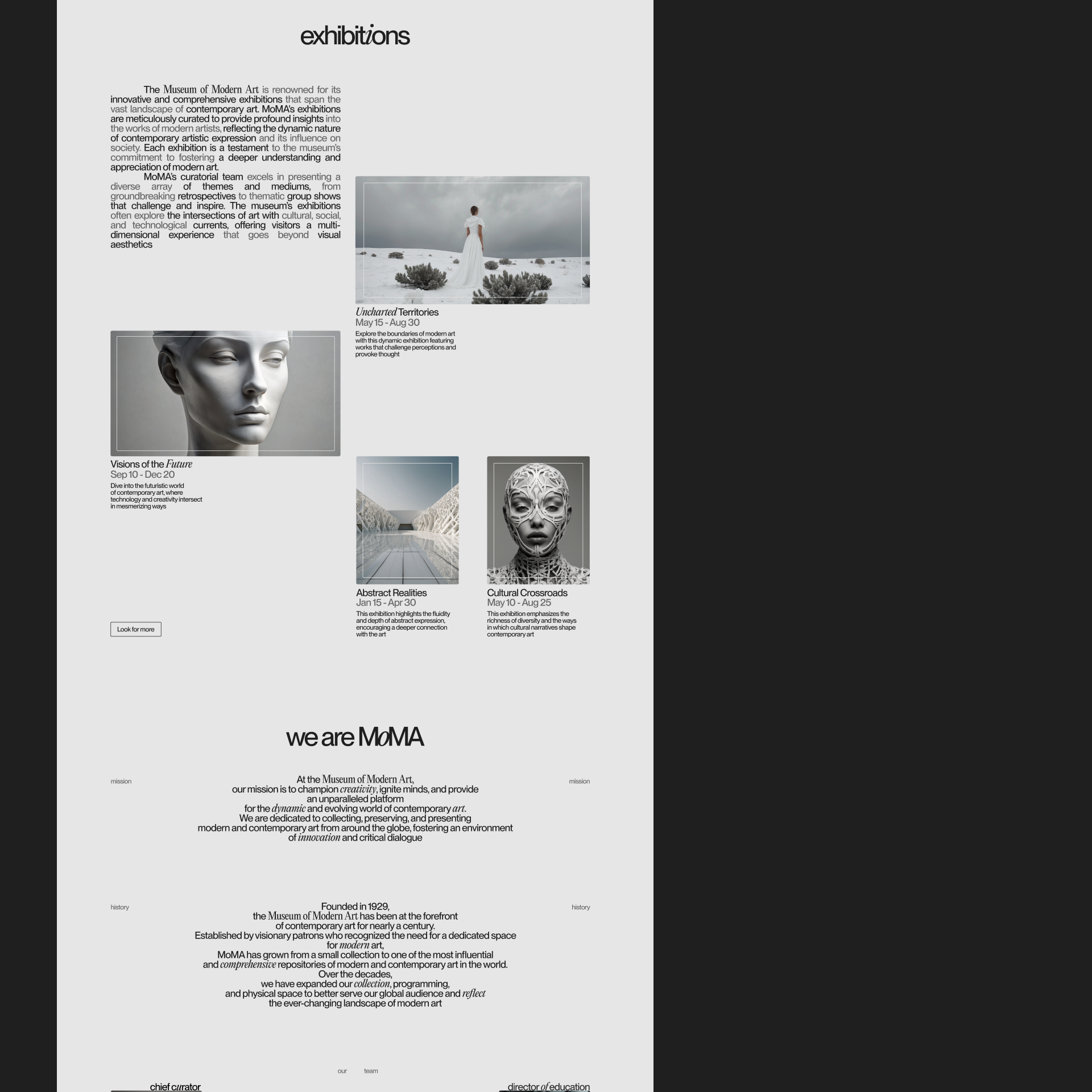 Museum of Modern Art / MoMA — Изображение №2 — Интерфейсы, Анимация на Dprofile