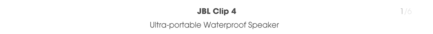 JBL 4 Clip Eco — Изображение №2 — 3D, Анимация на Dprofile
