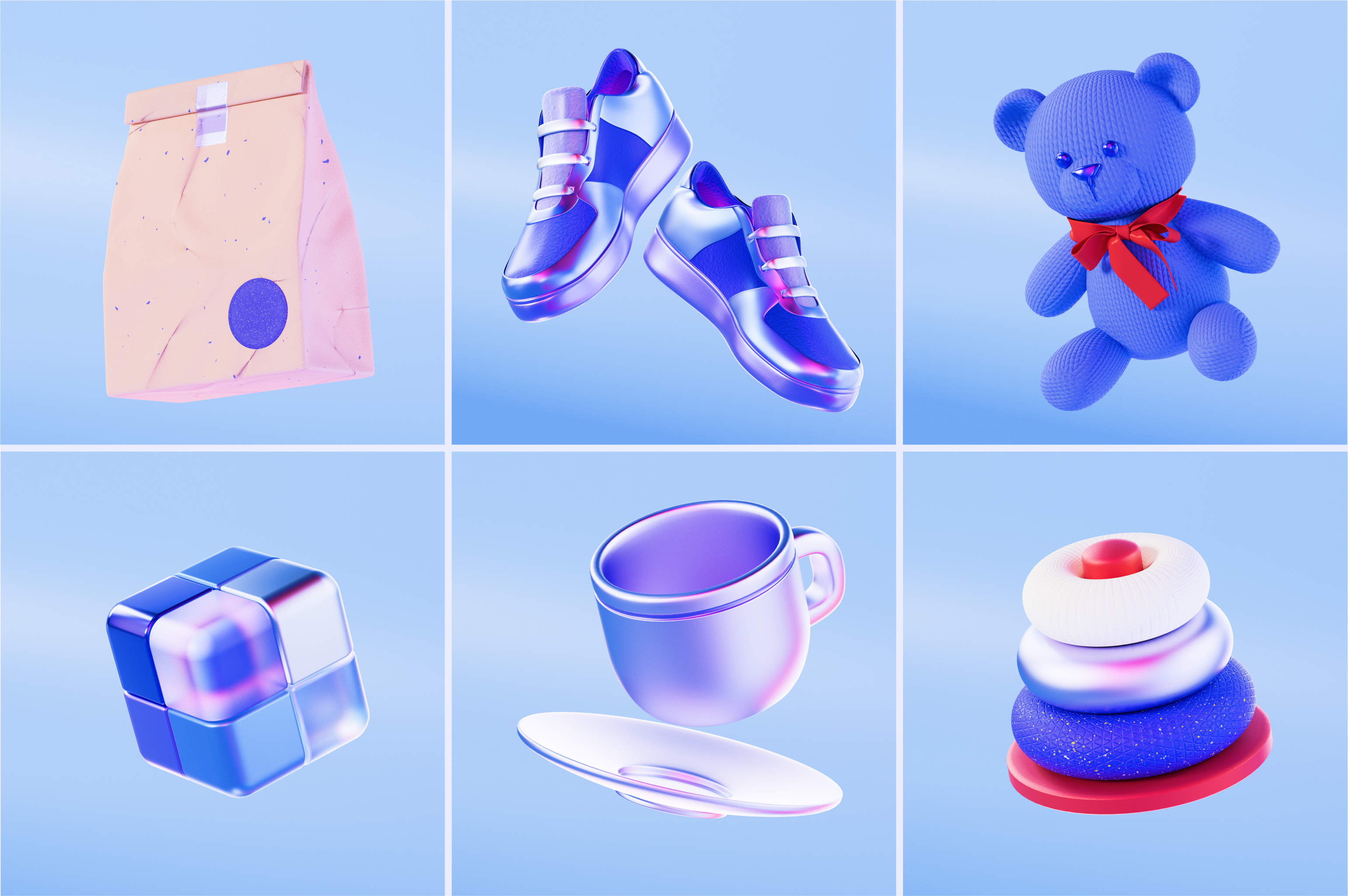3D иллюстрации для МТС Банка — Изображение №18 — 3D, Маркетинг на Dprofile