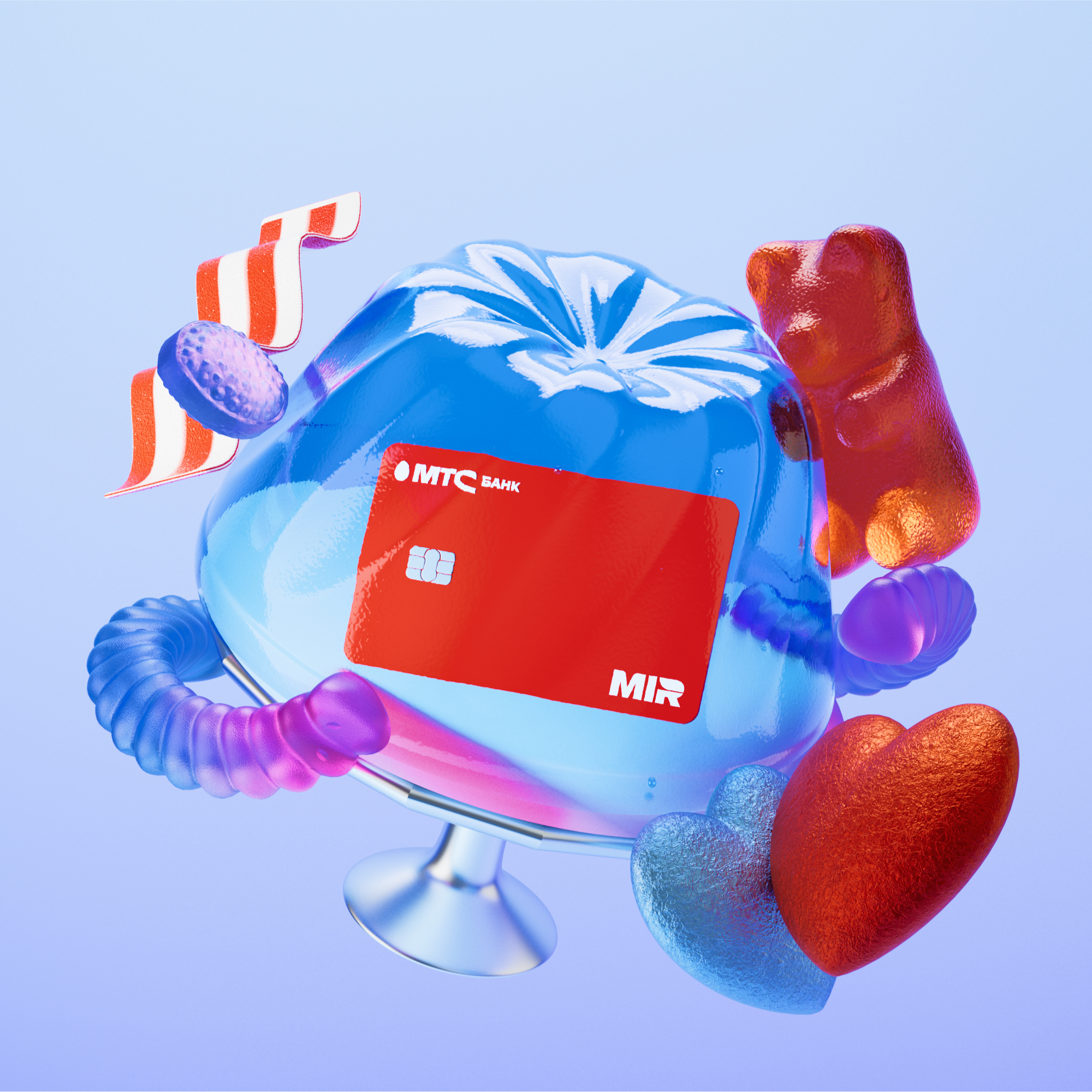 3D иллюстрации для МТС Банка — Изображение №24 — 3D, Маркетинг на Dprofile