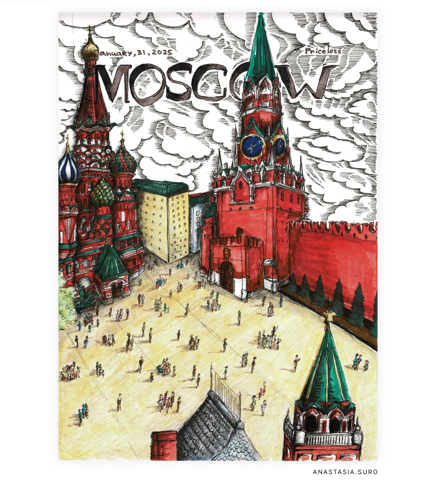 MUSCOVITE | illustration — Изображение №4 — Иллюстрация, Графика на Dprofile