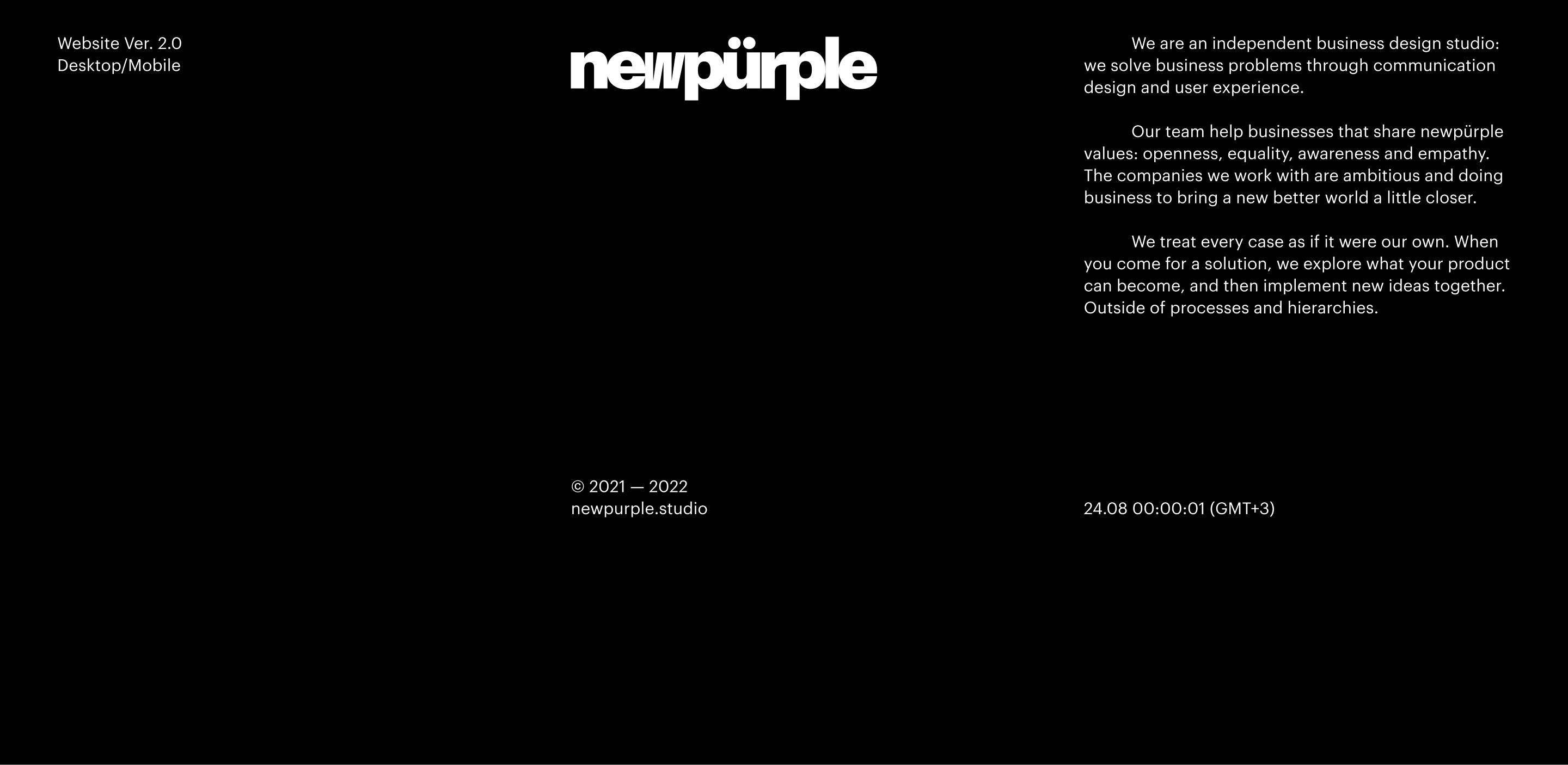 newpurple.studio — Изображение №1 — Интерфейсы на Dprofile