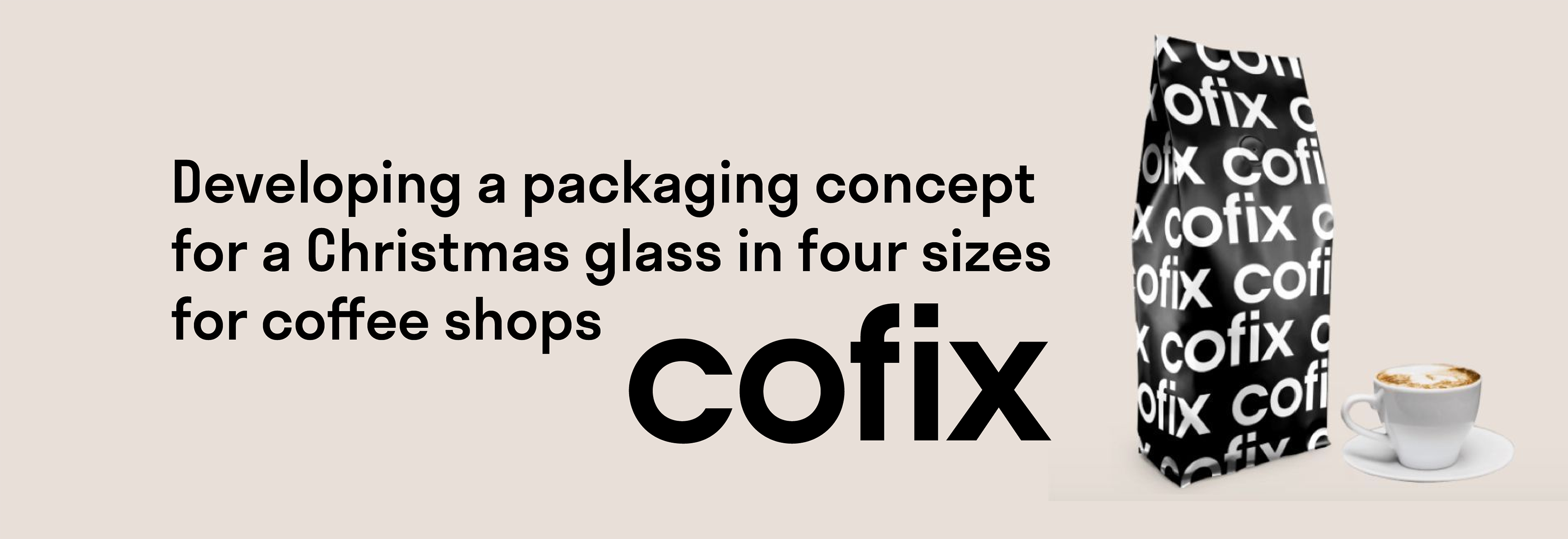 Разработка упаковки для стаканов кофеен Cofix — Изображение №1 — Иллюстрация, Графика на Dprofile