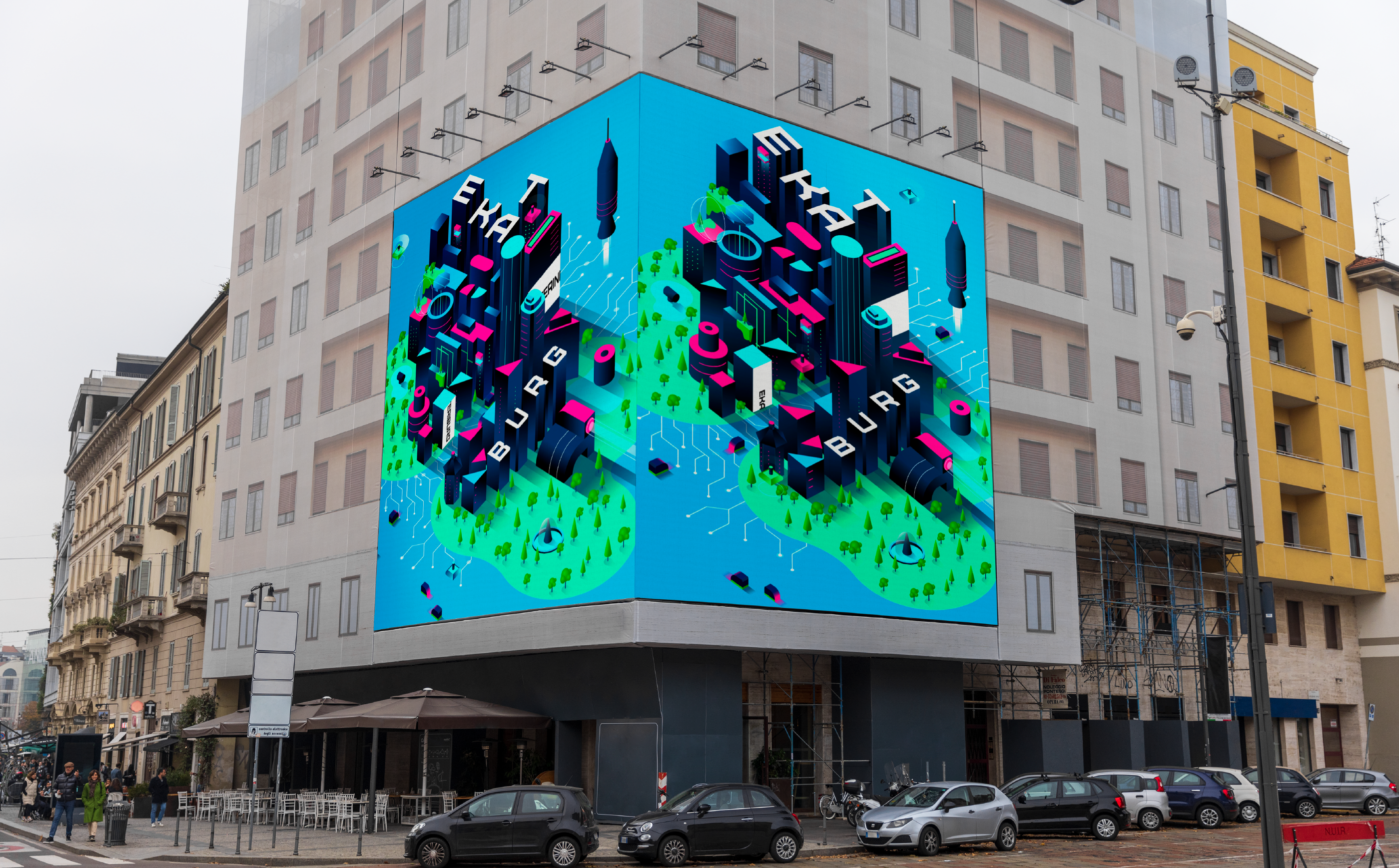 Ekaterinburg modern city — Изображение №8 — Иллюстрация, Анимация на Dprofile