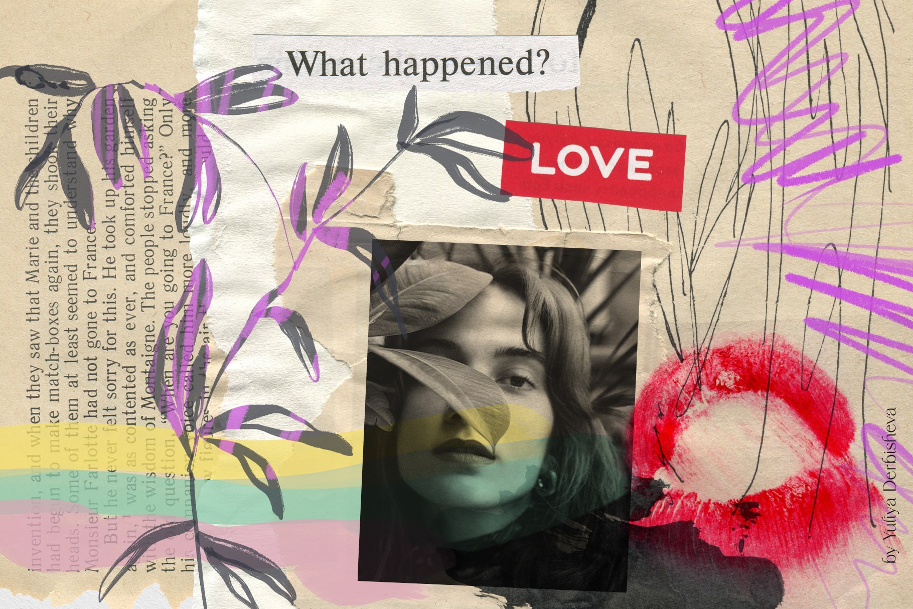 Арт коллаж paper collage - бумага и текстуры для дизайна ов… — Изображение №2 — Графика на Dprofile