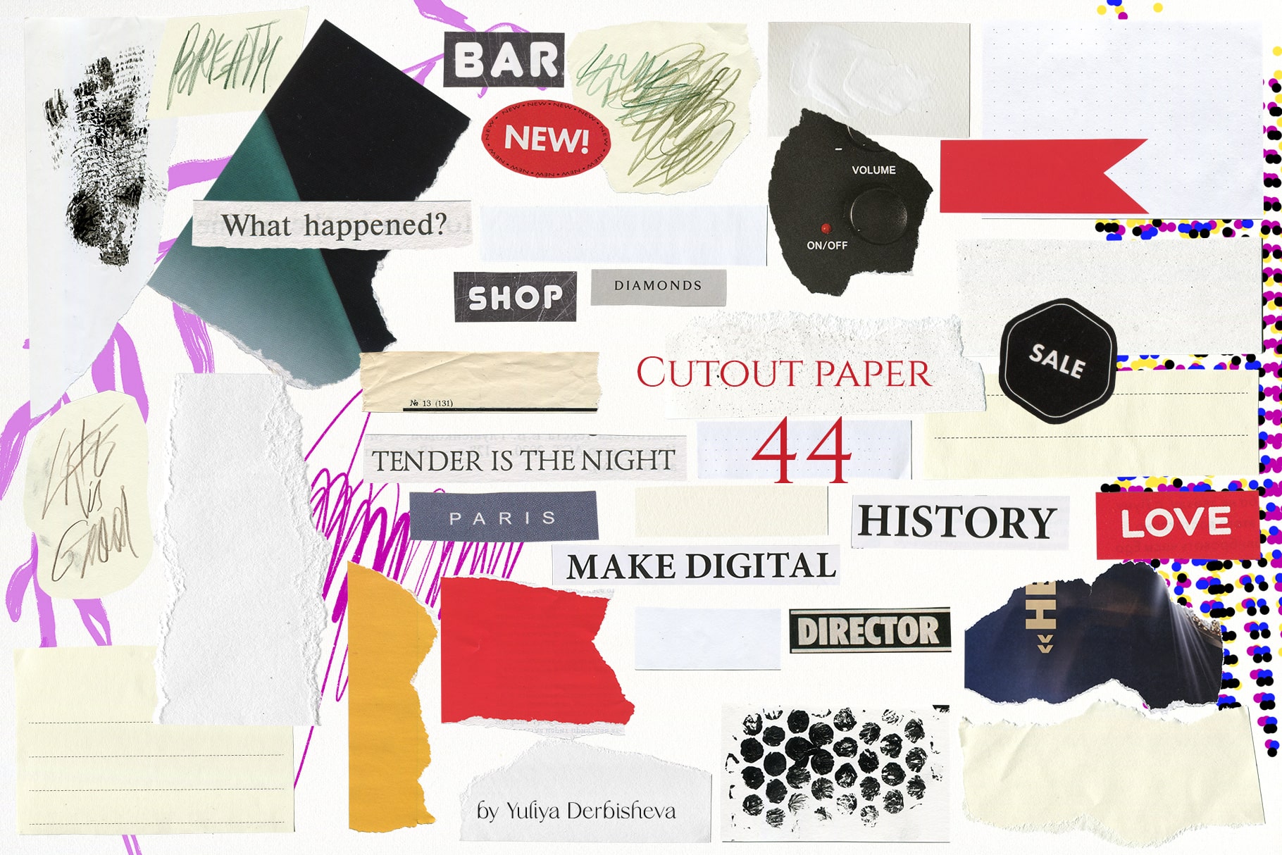 Арт коллаж paper collage - бумага и текстуры для дизайна ов… — Изображение №8 — Графика на Dprofile