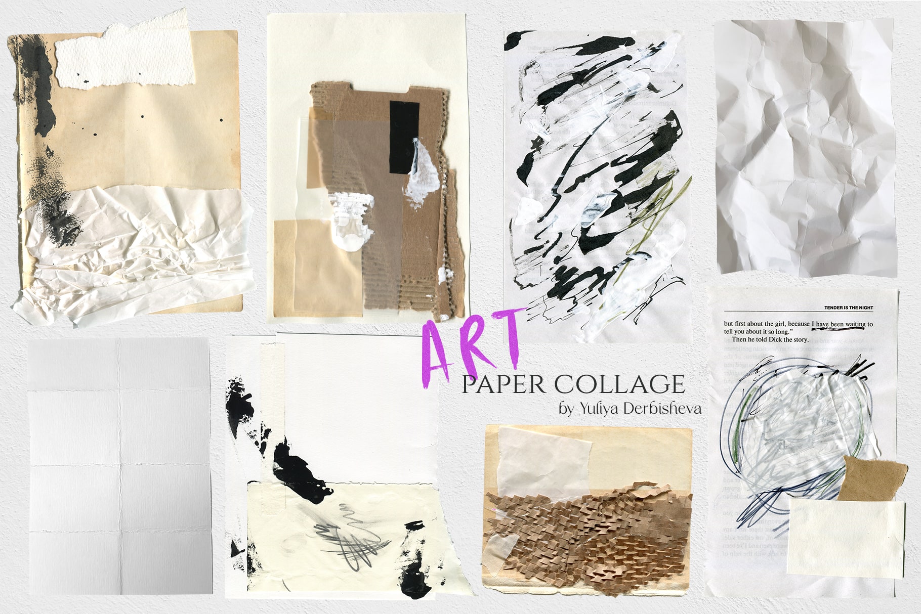 Арт коллаж paper collage - бумага и текстуры для дизайна ов… — Изображение №13 — Графика на Dprofile