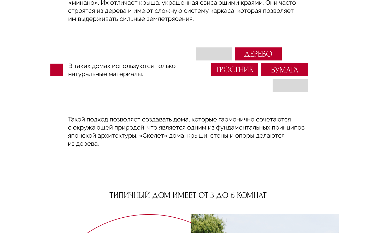 Дизайн лонгрида. Оформление статьи на тему: "Японские дома" — Изображение №5 — Графика, Интерфейсы на Dprofile