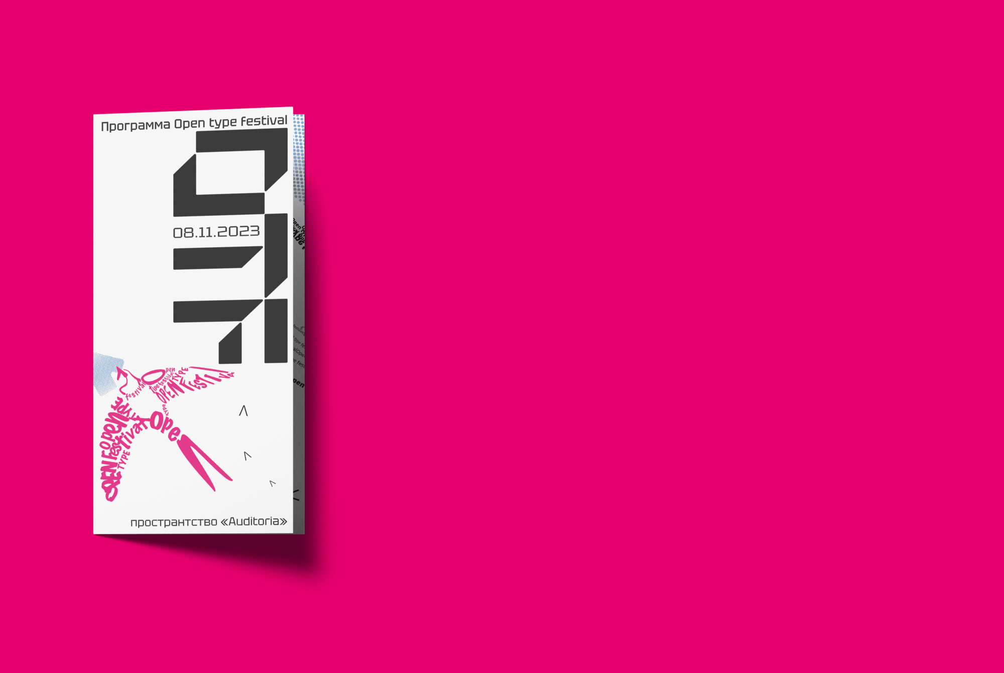 LEAFLET/BROCHURE/ЛИФЛЕТ for the Typography Festival — Изображение №1 — Графика, Маркетинг на Dprofile