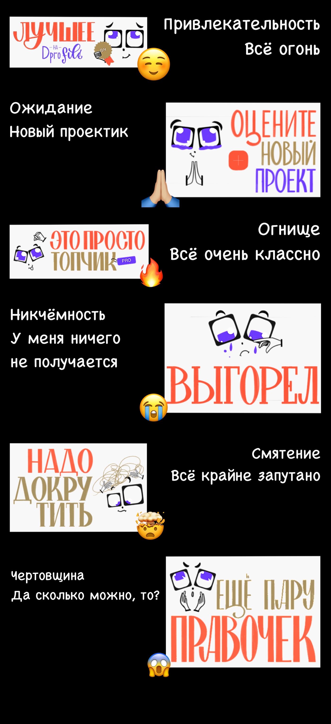 Стикервёрс Dprofile| СТИКЕРПАК | СТИКЕРЫ | принты — Изображение №3 — Иллюстрация, Графика на Dprofile