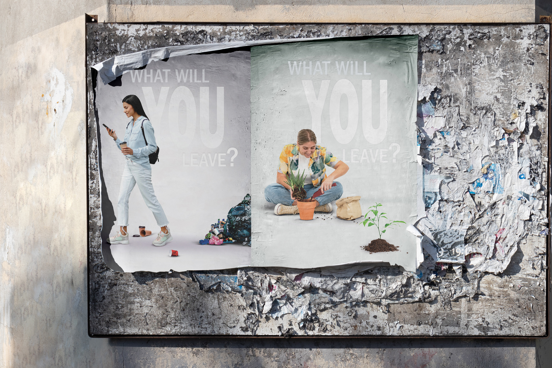 Posters What will you leave? — Изображение №1 — Графика на Dprofile