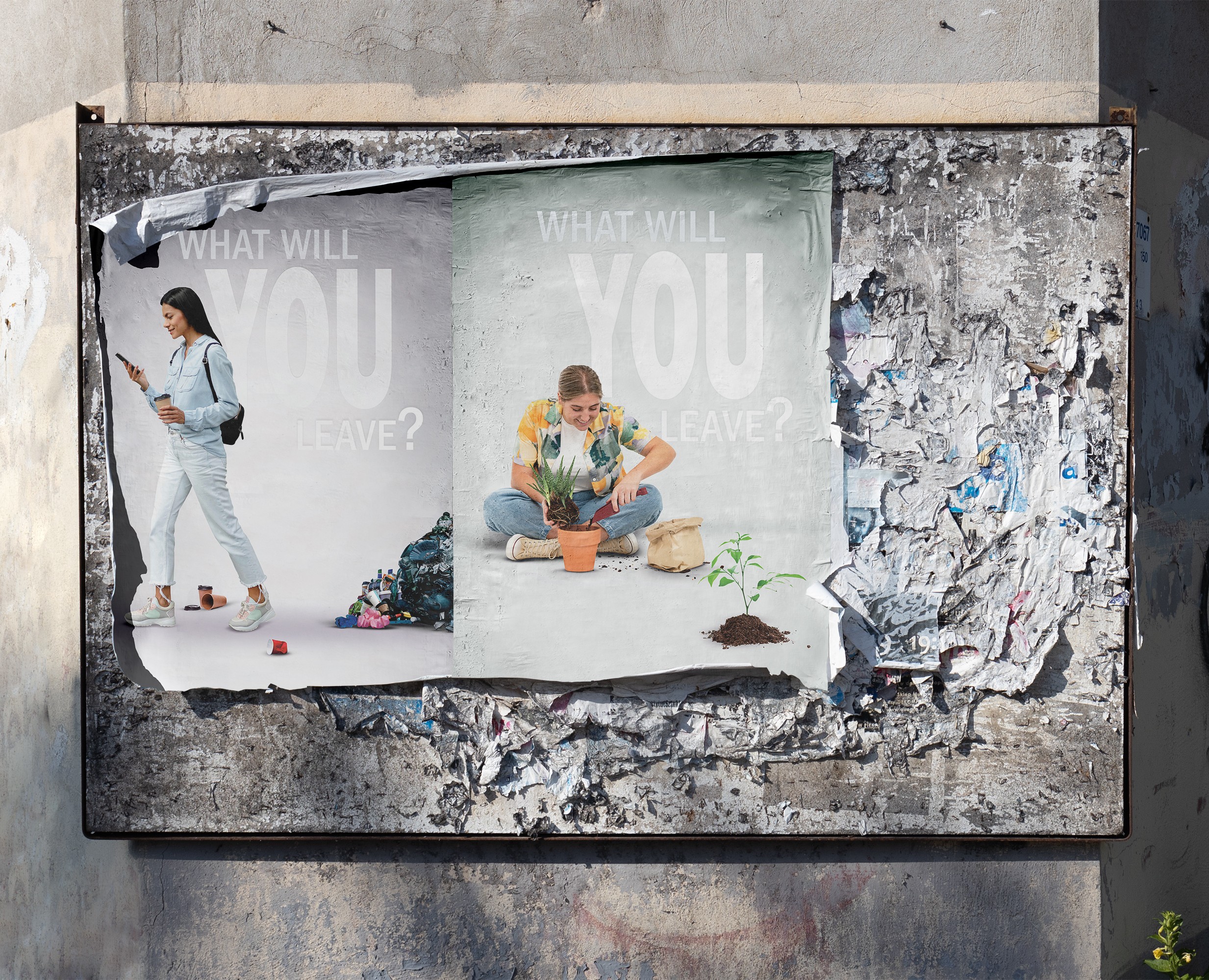 Posters What will you leave? — Графика на Dprofile