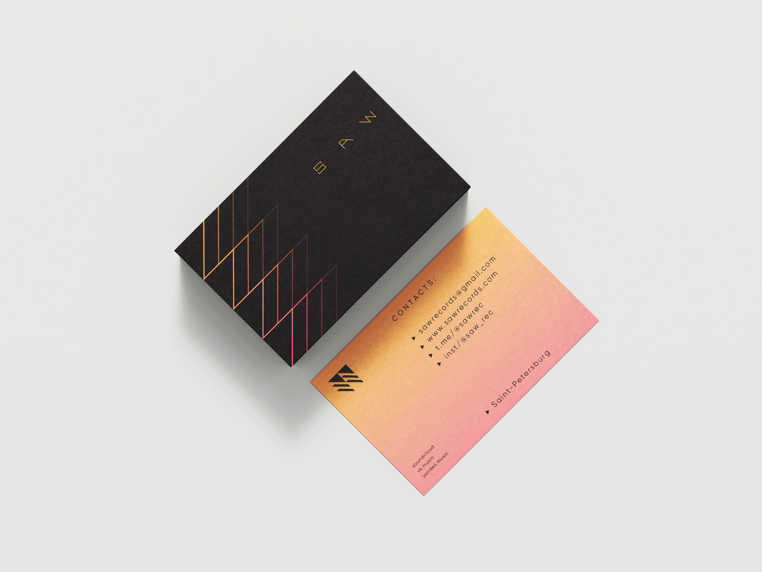 Концепт айдентики для музыкального лейбла SAW — Изображение №2 — Брендинг на Dprofile